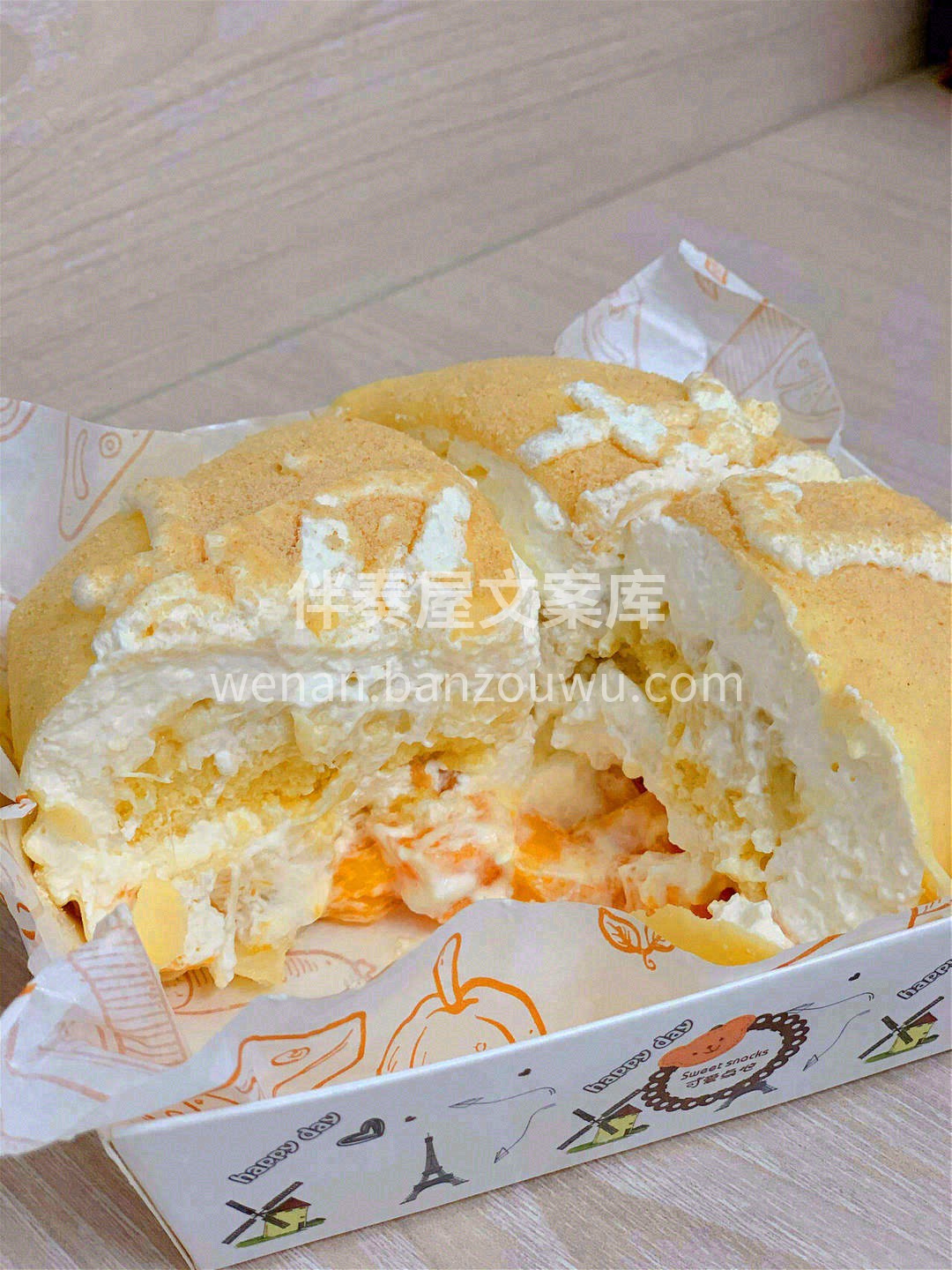 🍥薄嫩的千层皮包裹着超香甜榴莲果肉，松软 配图3