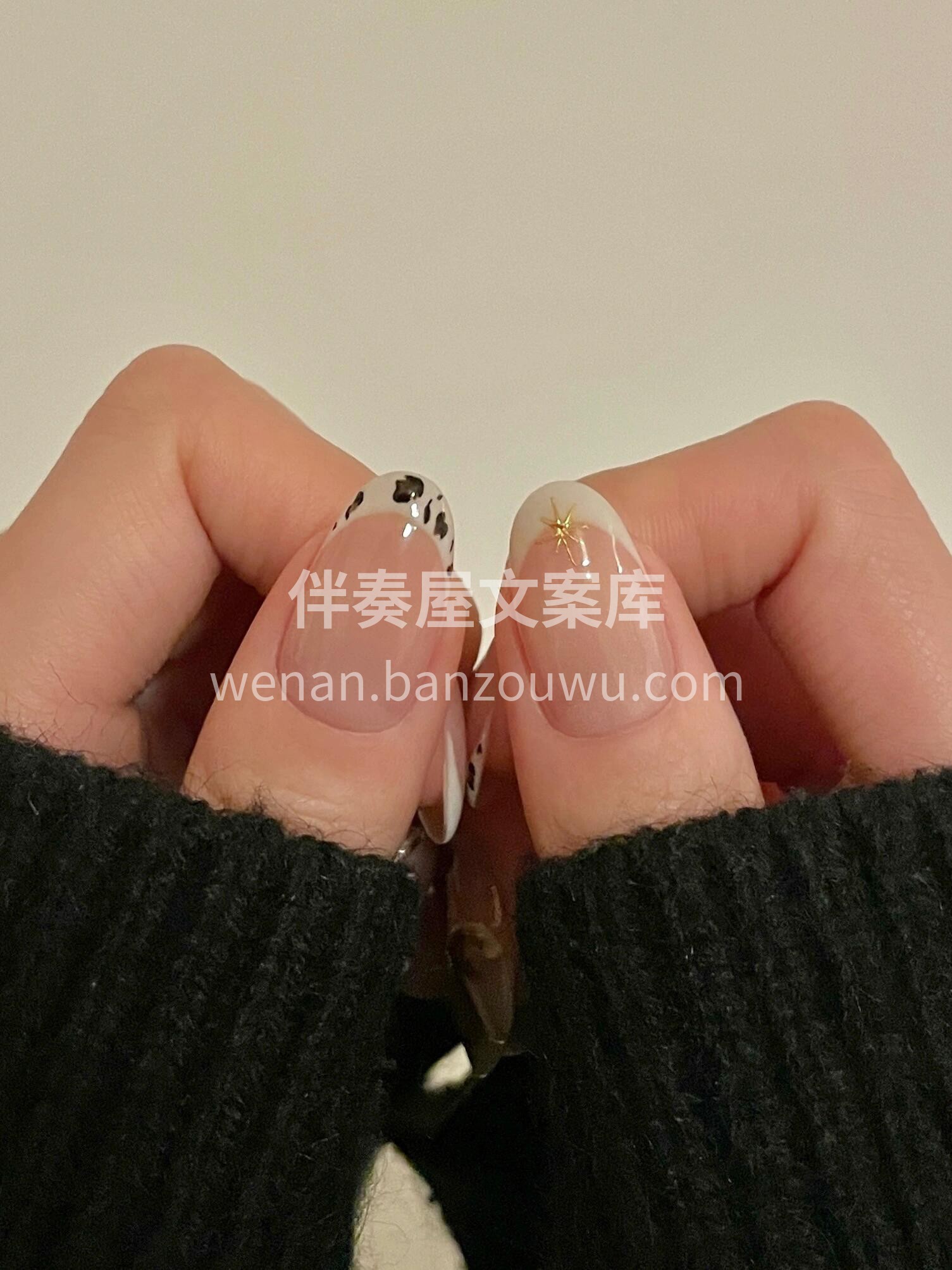 被美晕啦 一路生花吧 开年第一幅美甲 太 配图1