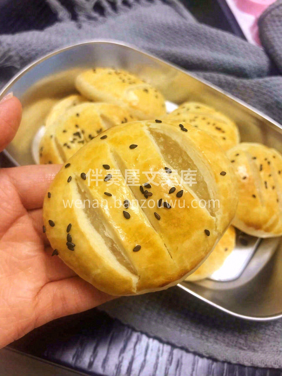 🥞超喜欢外皮酥酥，内馅软软的老婆饼，尤其 配图2