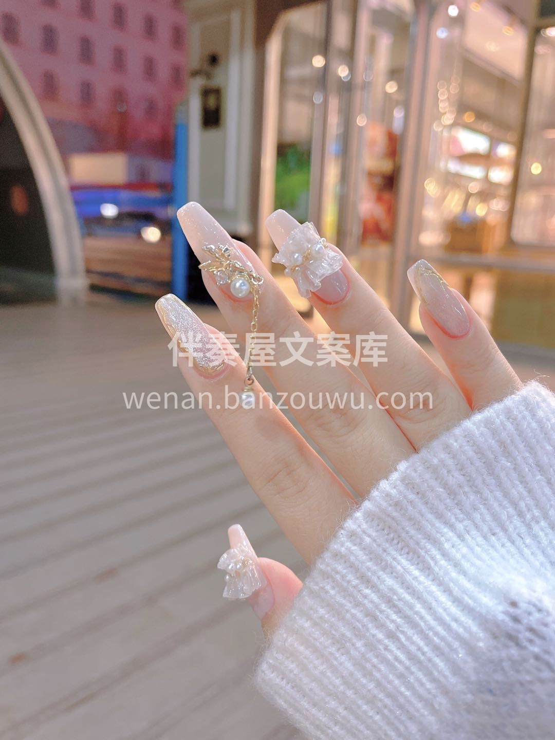 仙女小裙摆美甲｜真的超级美！啊啊！ 布灵 配图3