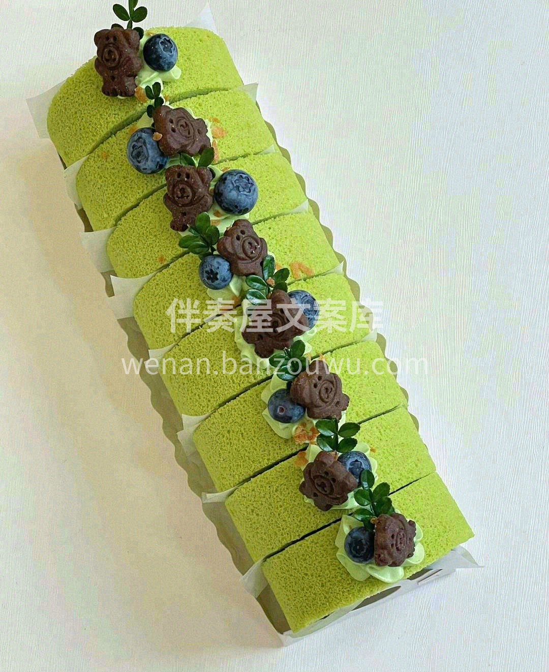 🌿夏天来了，非吃不可的抹茶蛋糕卷也来了  配图3