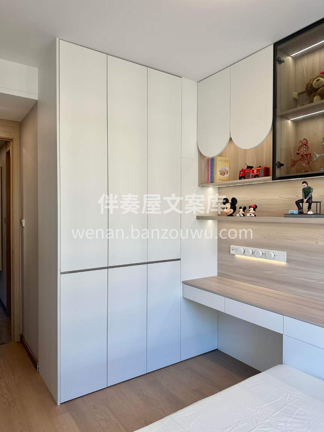 小卧室这样做真香！ 做了满墙吊柜增加收纳 配图1
