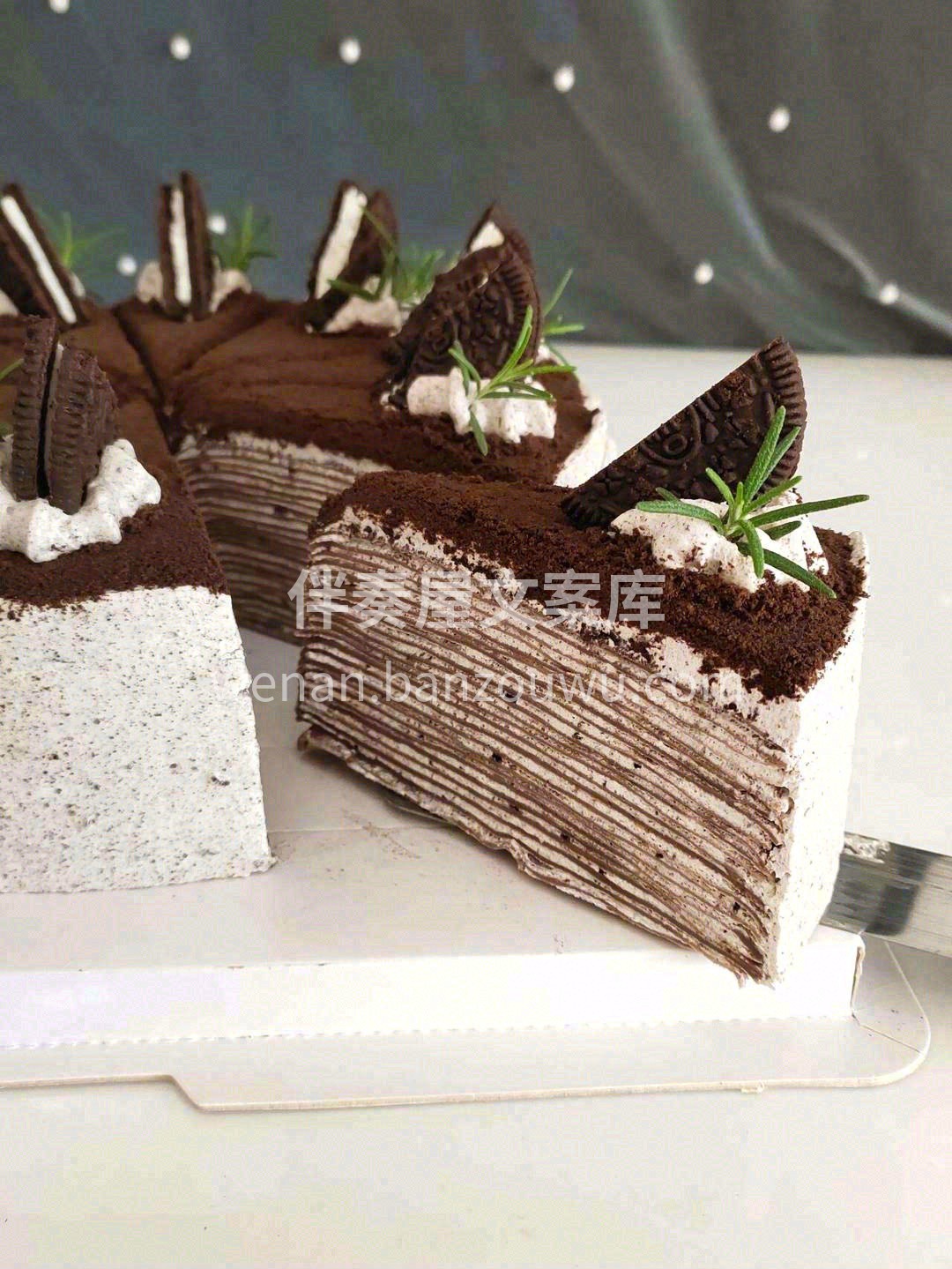 ✨奥利奥咸奶油千层切块🍰，保证让你一次就 配图1