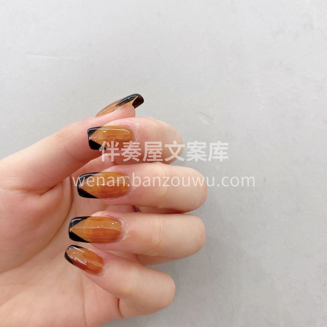 琥珀色法式边巨高级又显白 配图3