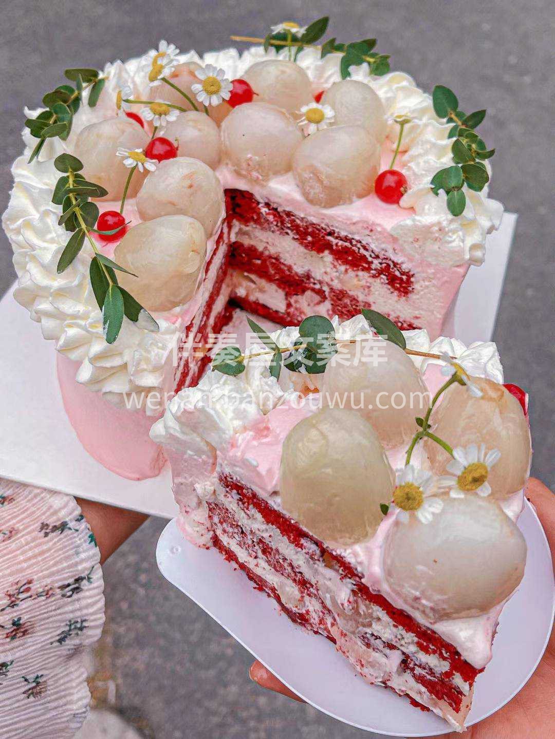 荔枝季不能错过的蛋糕🍰，让人心动的蛋糕呀 配图2