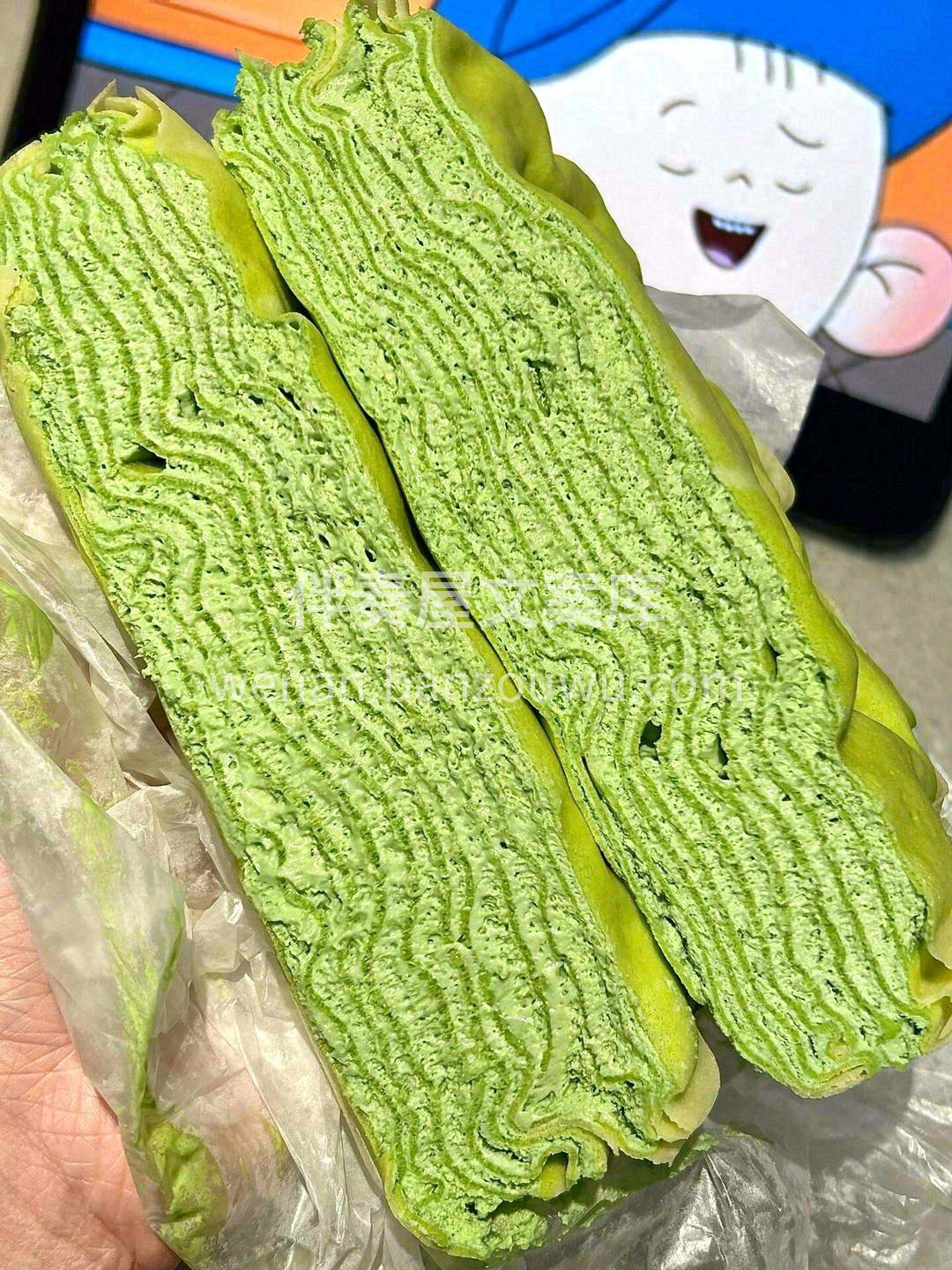 开心果千层🍰，具有独有的清新治愈的颜色🌿 配图2