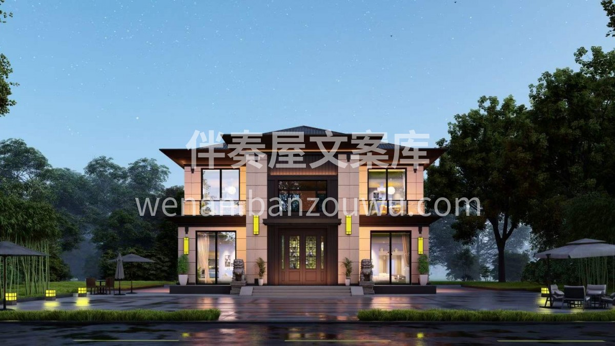 回乡建一栋属于自己的乡墅 有院有景，有诗