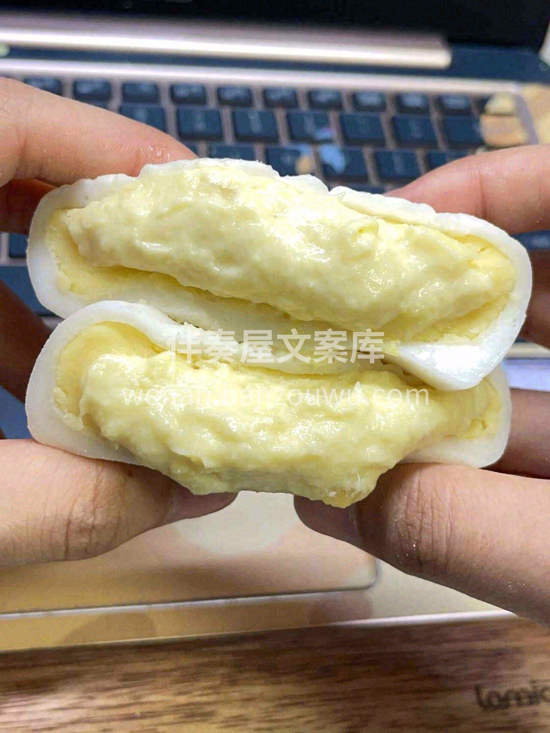🍥糯糯叽叽的冰皮，奶香浓郁的奶黄馅💛 冷 配图1