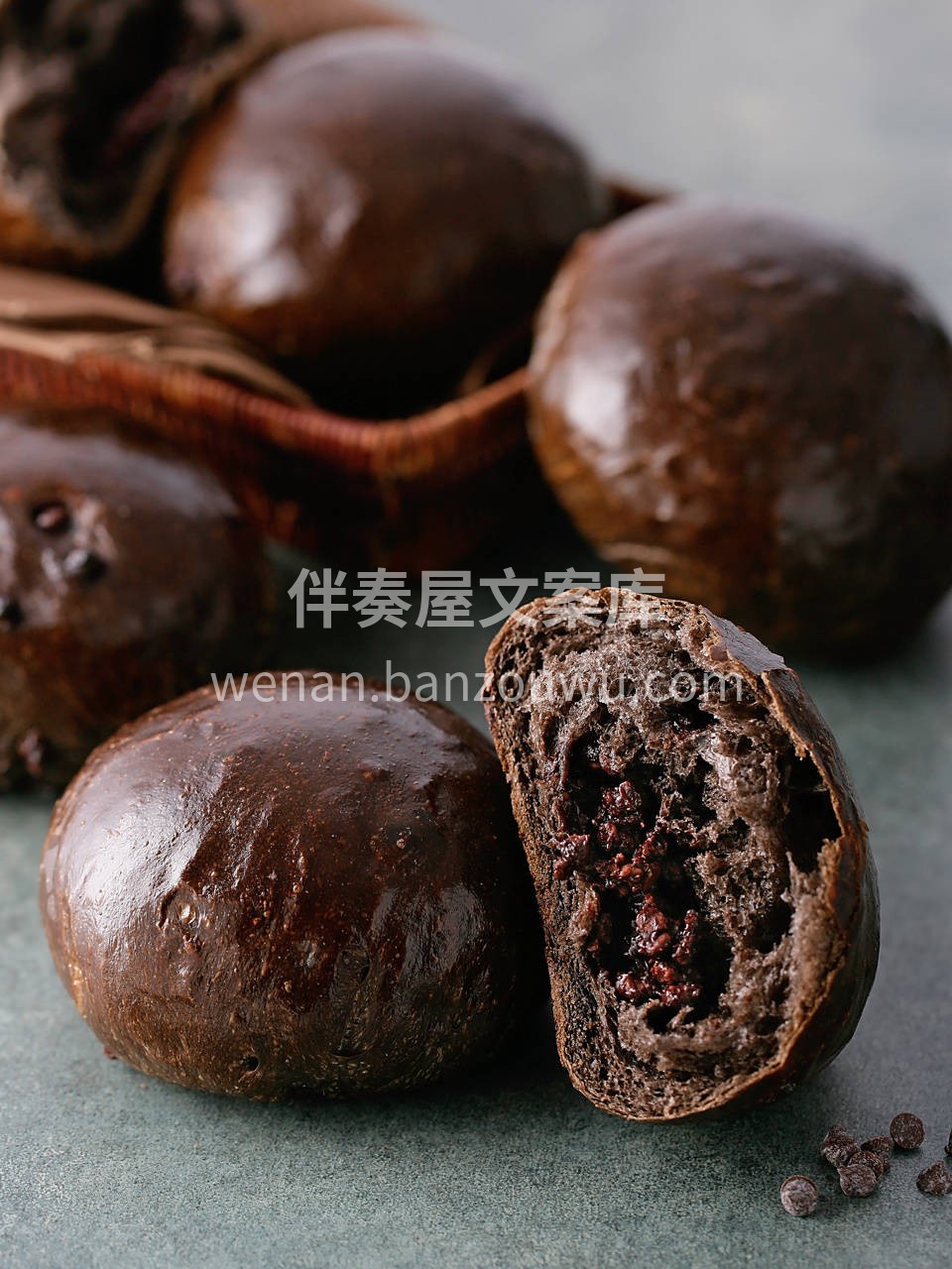 黑眼豆豆🍪巧克力小面包，浓郁的可可香🍫咬 配图1