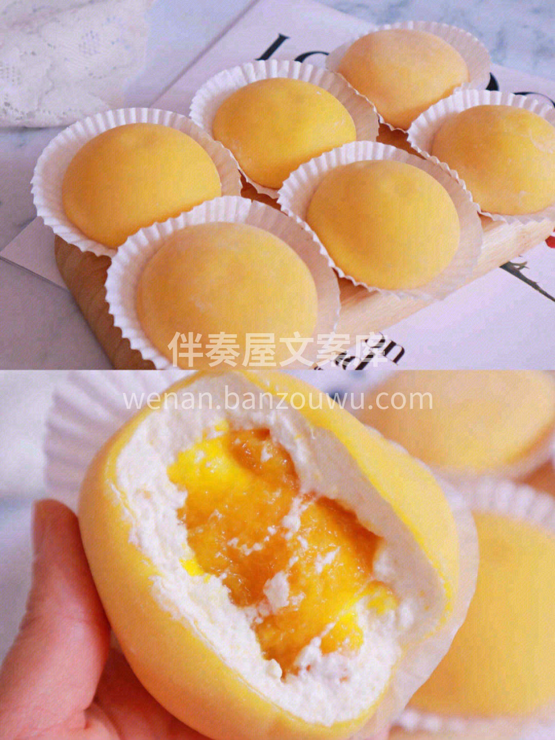 🌼软软糯糯一口满足的「雪媚娘」圆滚滚，胖 配图1