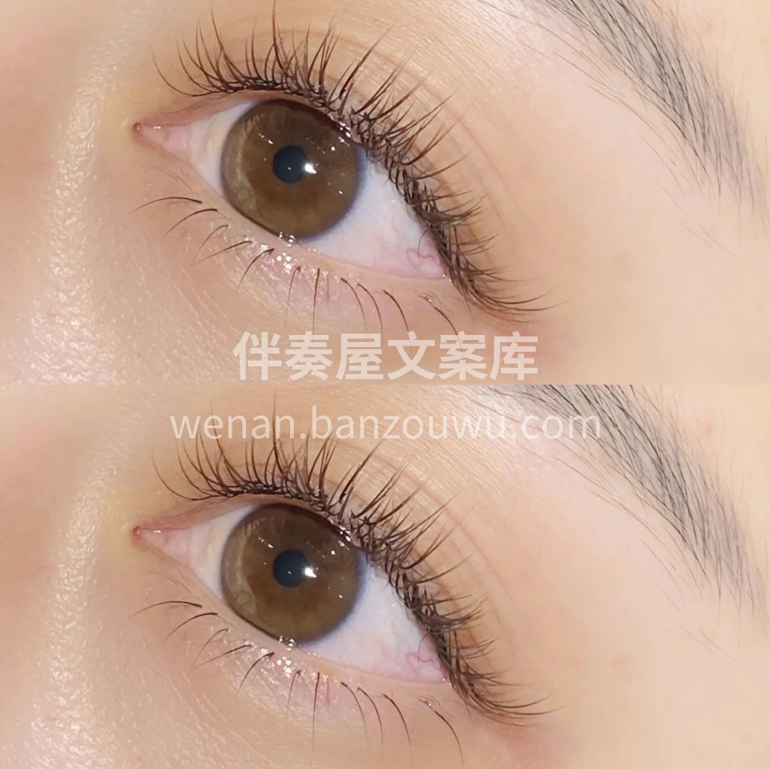 种完睫毛眼睛瞬间大了一倍！ 根根分明 可