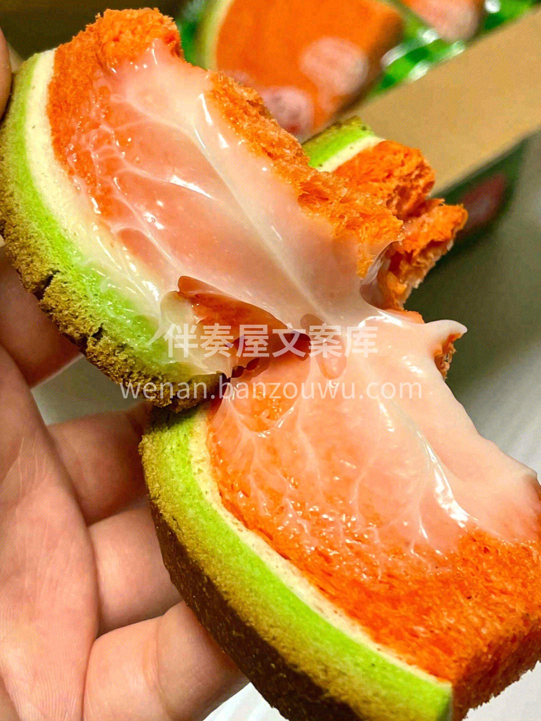 😋口感巨松软，嚼着敲香，里面有西瓜味的夹 配图2