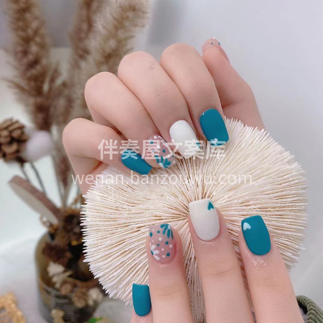 #今日份美甲# 指尖的精致与温柔 让人时 配图1