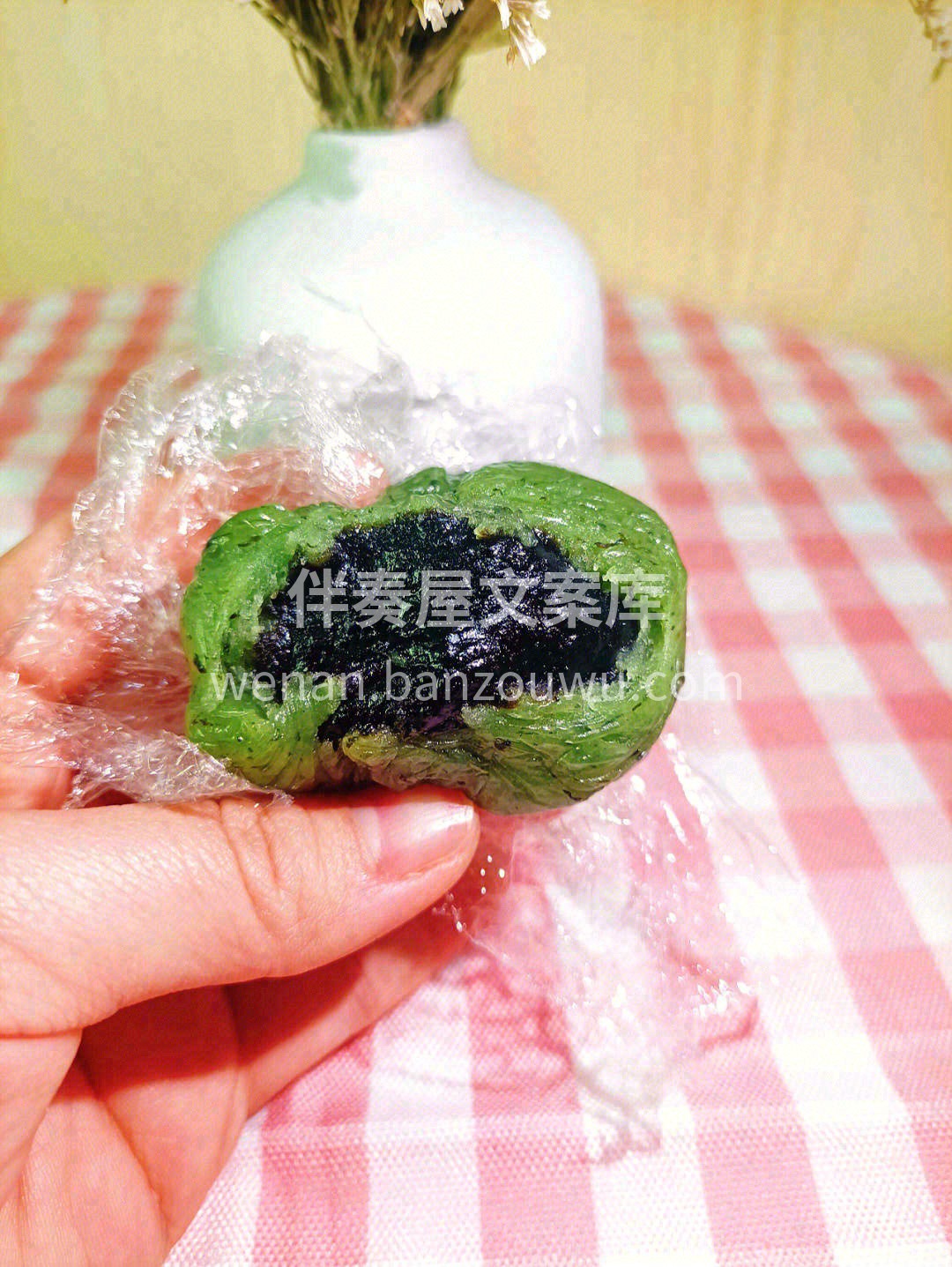 🌾黑芝麻是最新推出的口味👄 每一枚青团中 配图2