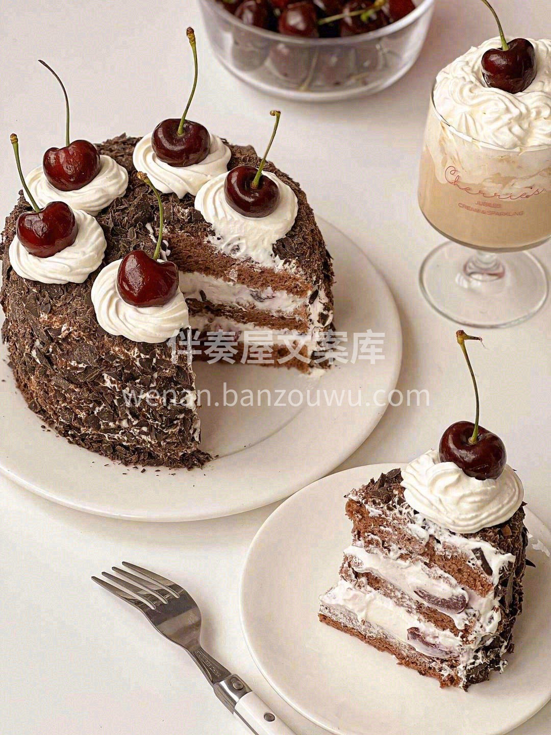 💗巧克力控最爱的冬日甜品——黑森林蛋糕🍰 配图2