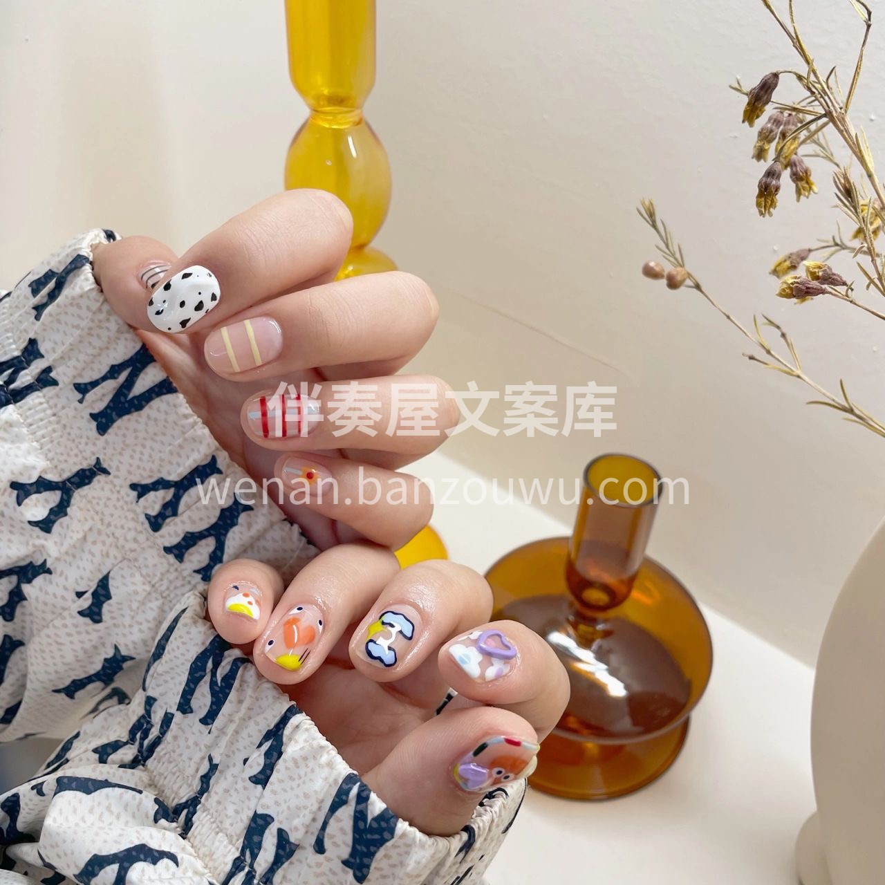 春风徐来伴温柔 色彩斑斓伴指尖 ❀❀❀— 配图1