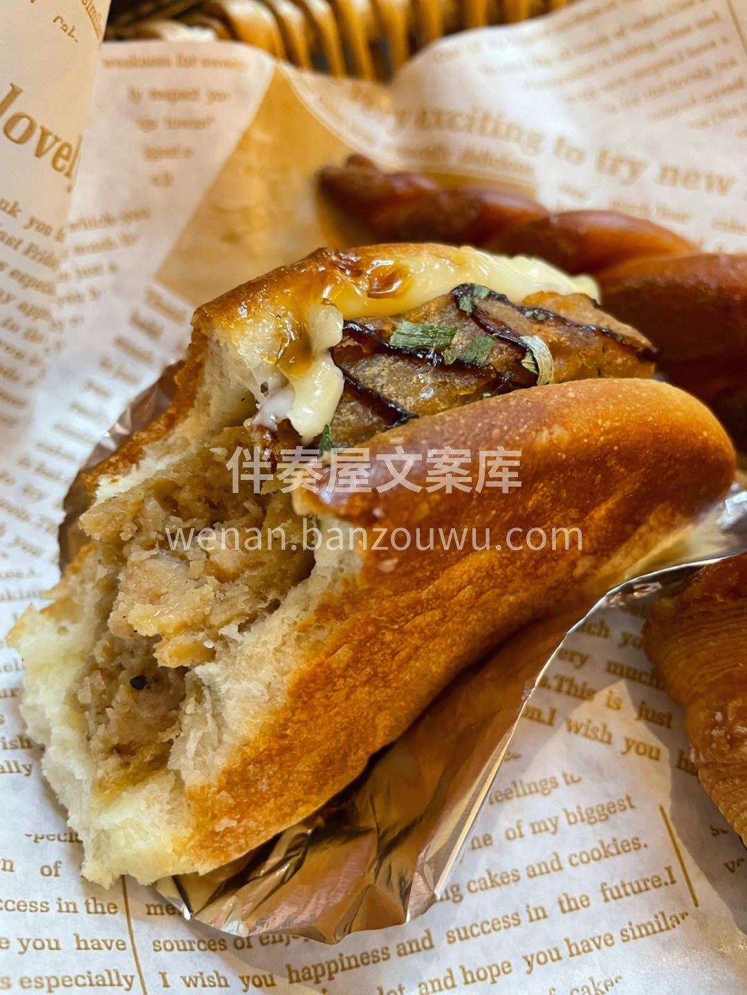 🥩里面是整块猪扒特别的厚实，🧈黄油味道彵 配图2