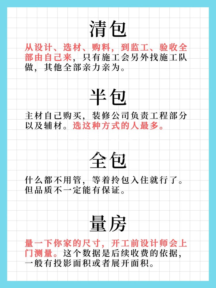 装修专业名词解析 送给第一次装修的业主[ 配图1