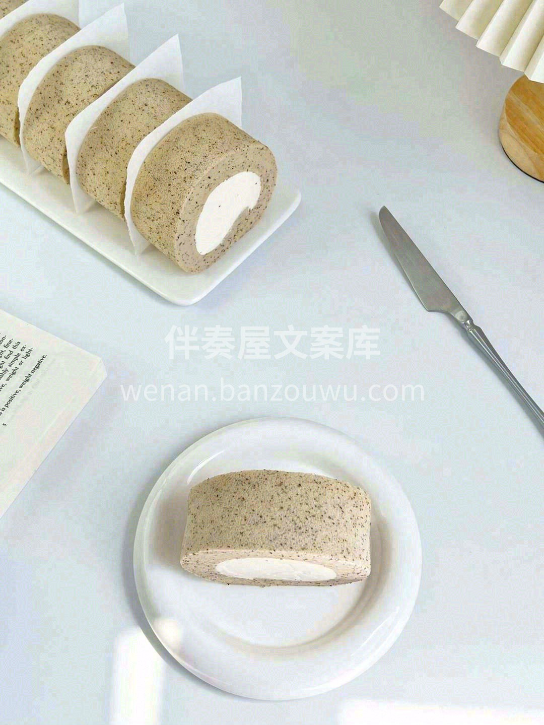 🍃茶香四溢的蛋糕体胖fufu的，咬下去细 配图1