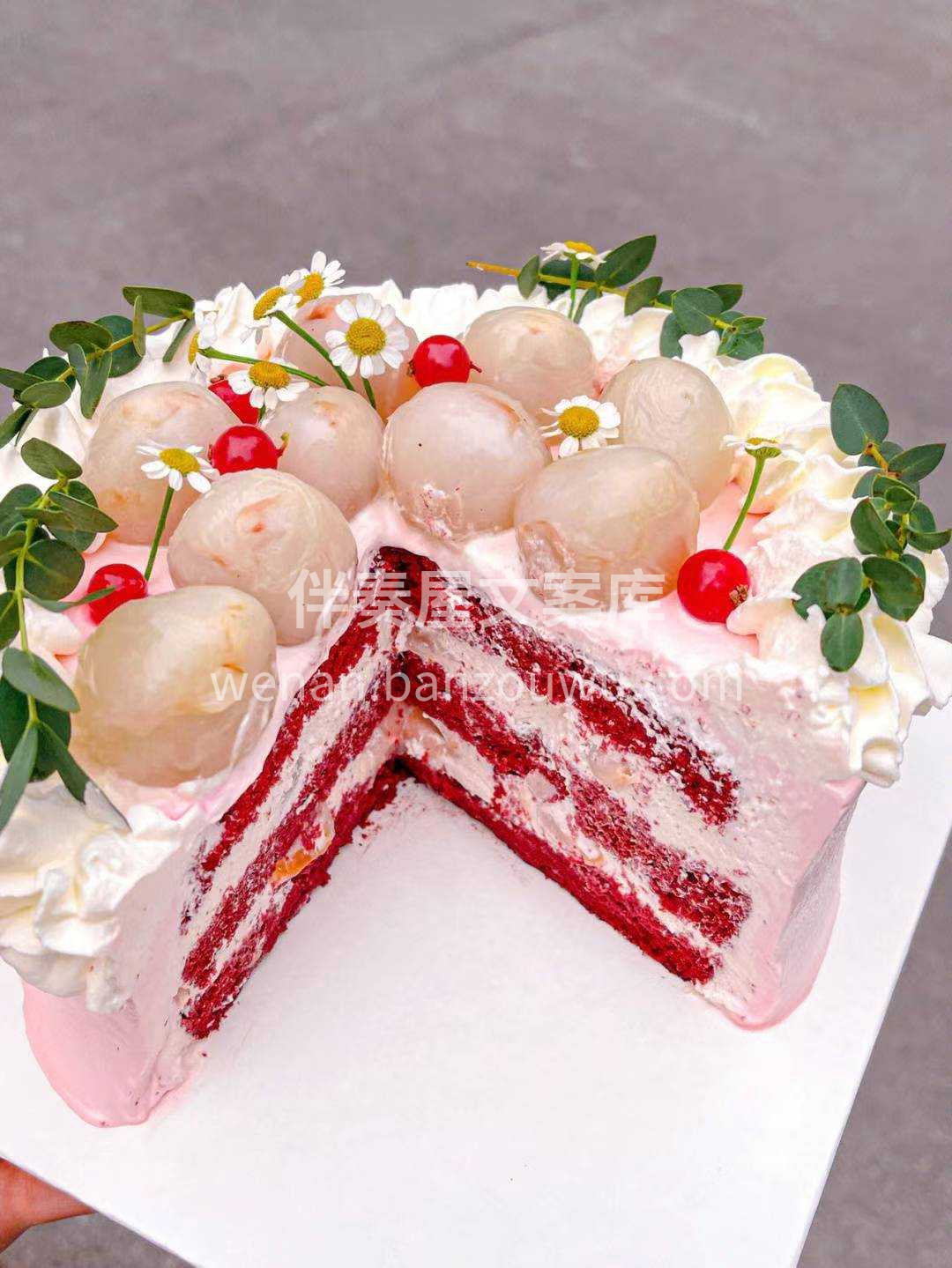 荔枝季不能错过的蛋糕🍰，让人心动的蛋糕呀 配图3