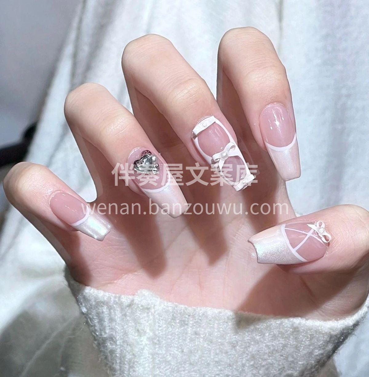 夏日法式芭蕾风美甲💅🏻 纯欲氛围感绝绝子