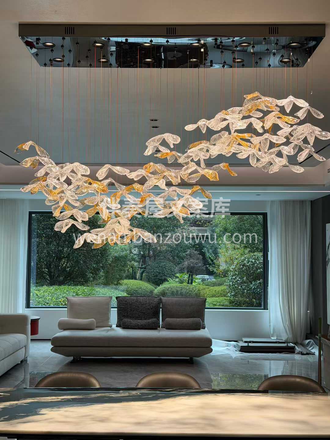 光，是空间里无声的雕塑 这次的项目从地下两层的私密会客空间开 配图6