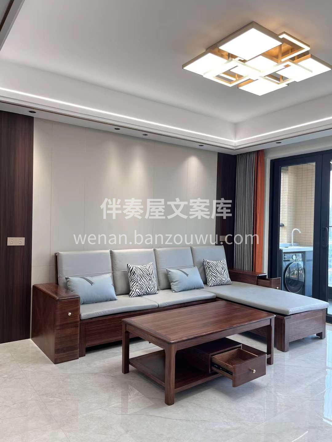 昨天做完保洁，今天大部分家私就已经进场了 配图1