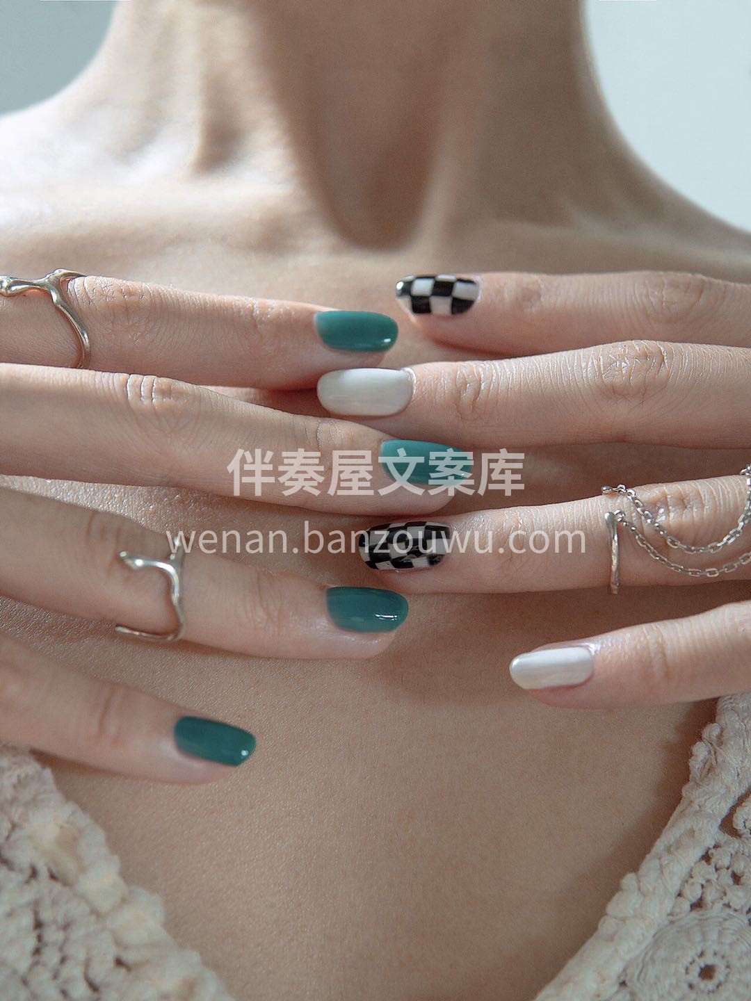 #今日份美甲# 选一副心仪的指甲 遇见更 配图2