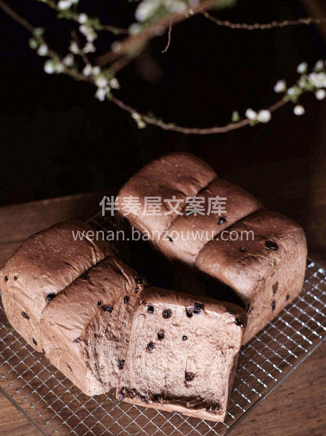 🍫巧克力吐司，散发着浓郁香气的可可面包🍞 配图1