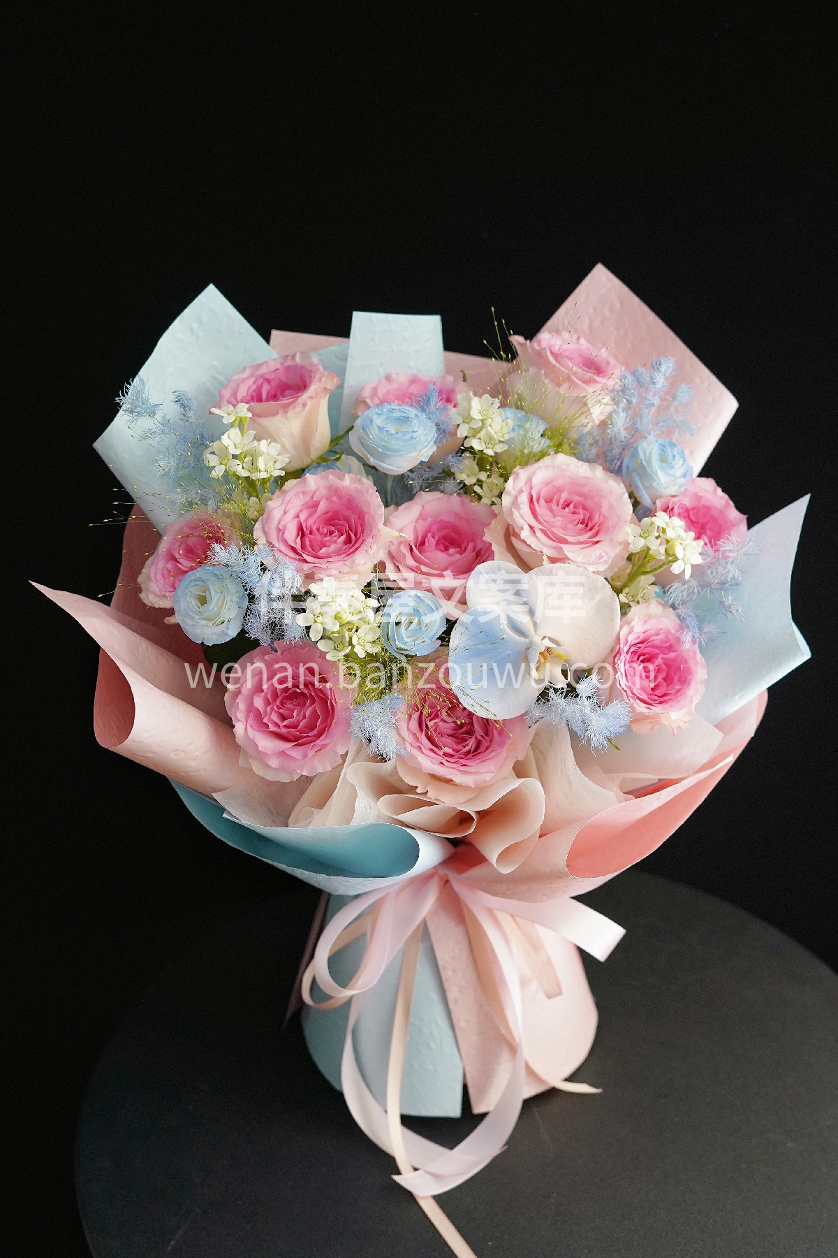 洛神玫瑰花束💐 风遇花止 💗心向洛神 初见惊艳 再见依然🌼 配图2