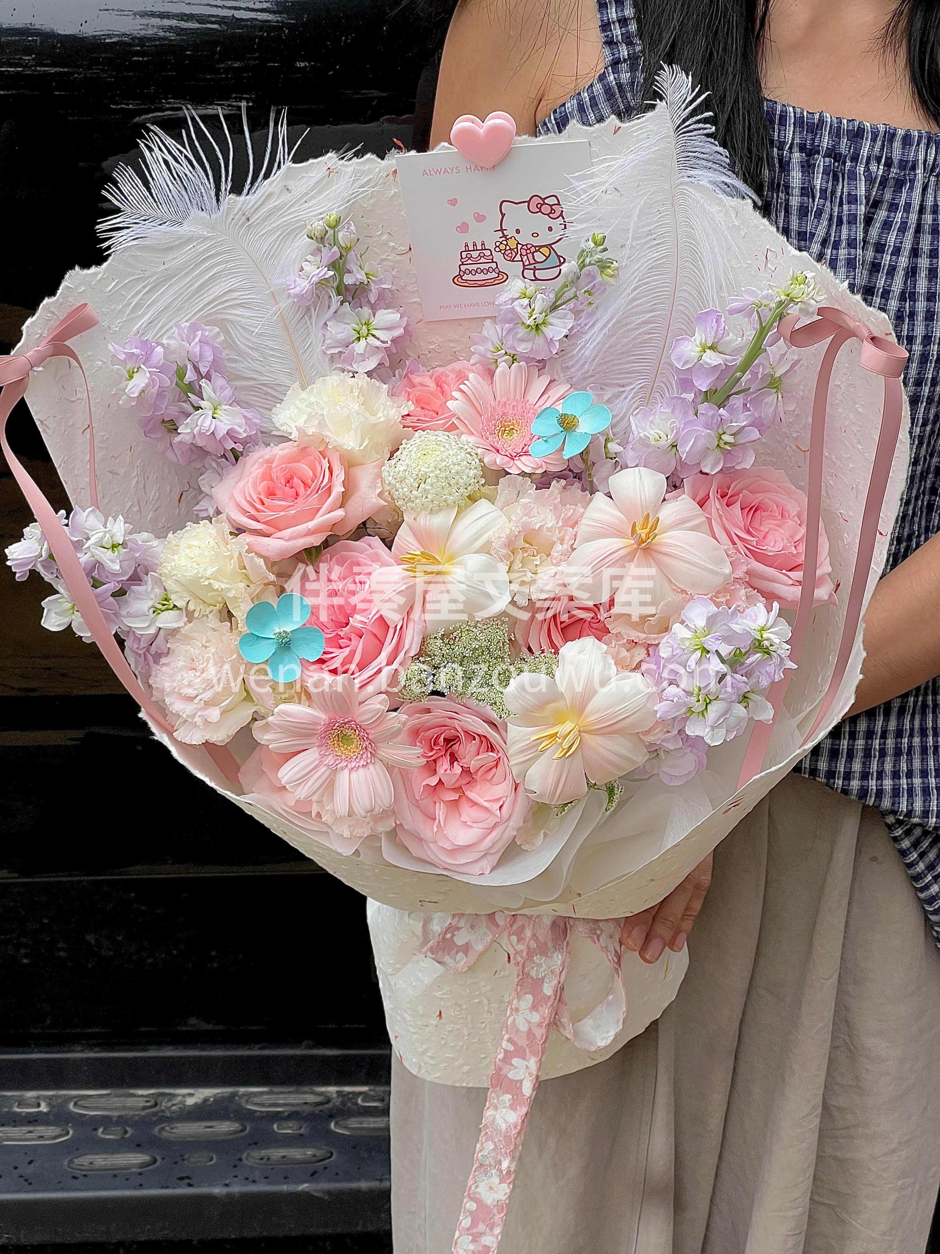 粉紫色系的温柔🌷 漫过绽放的花束💕是浪漫的幸福感呀🌸 配图3
