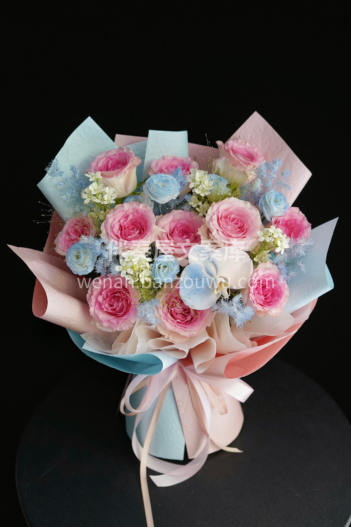 洛神玫瑰花束💐 风遇花止 💗心向洛神 初见惊艳 再见依然🌼 配图1