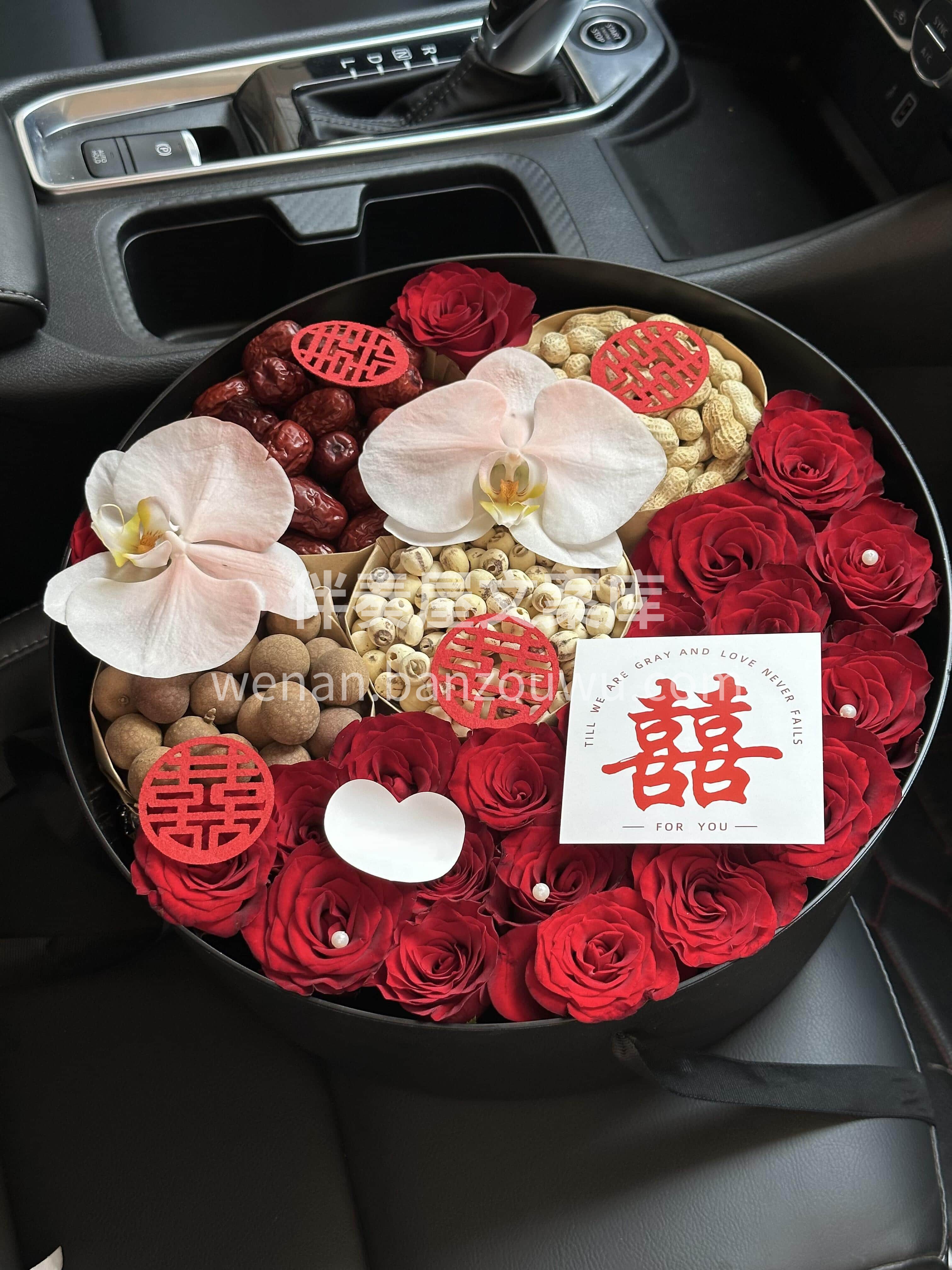 生活的浪漫离不开仪式感💕 ❤️有意义的新婚祝福🌷早生贵子花盒 配图1