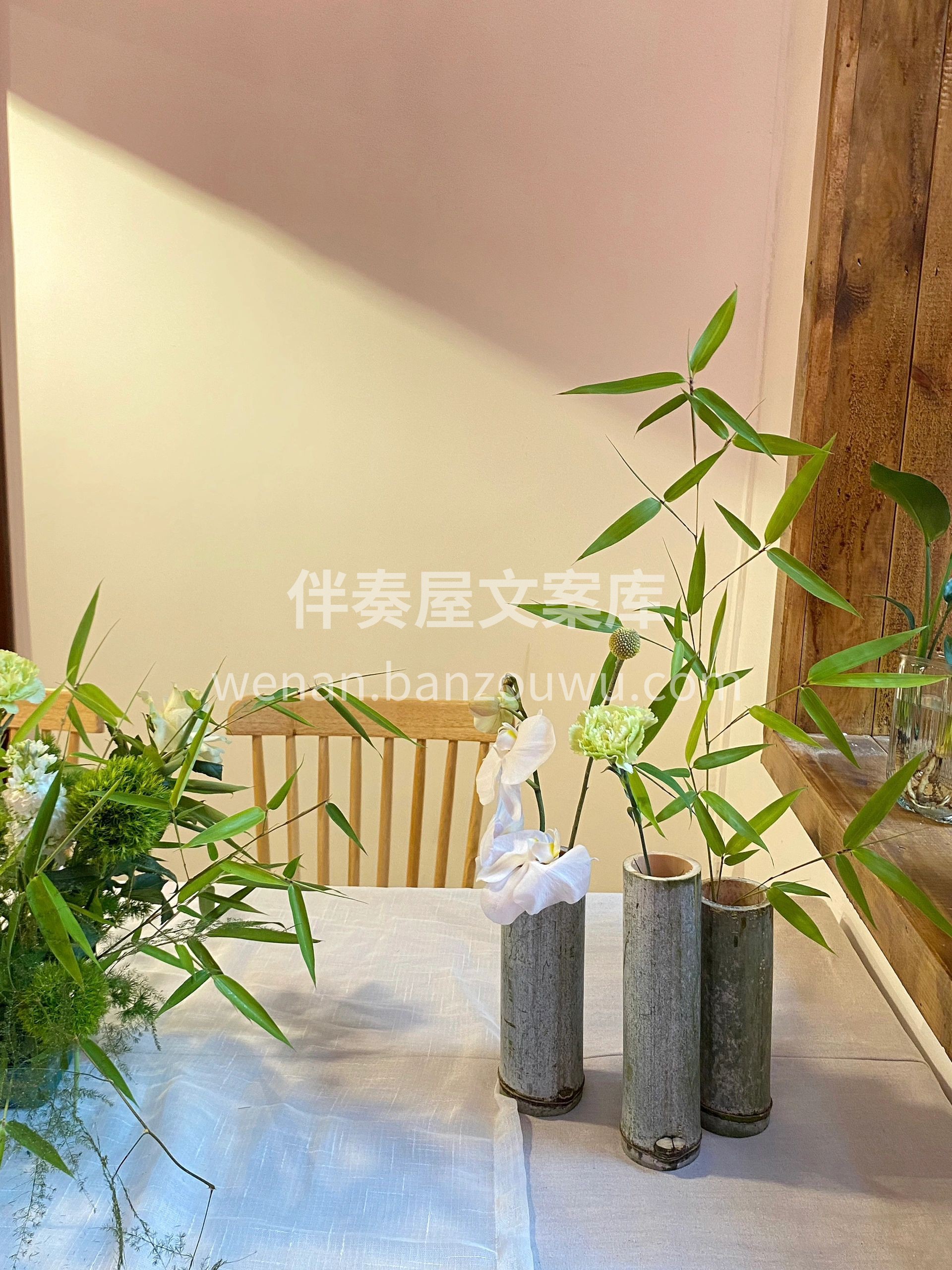 桌花制作🌸 竹子🌿是刻在中国人骨子里的文化 从生活到艺术 通 配图6
