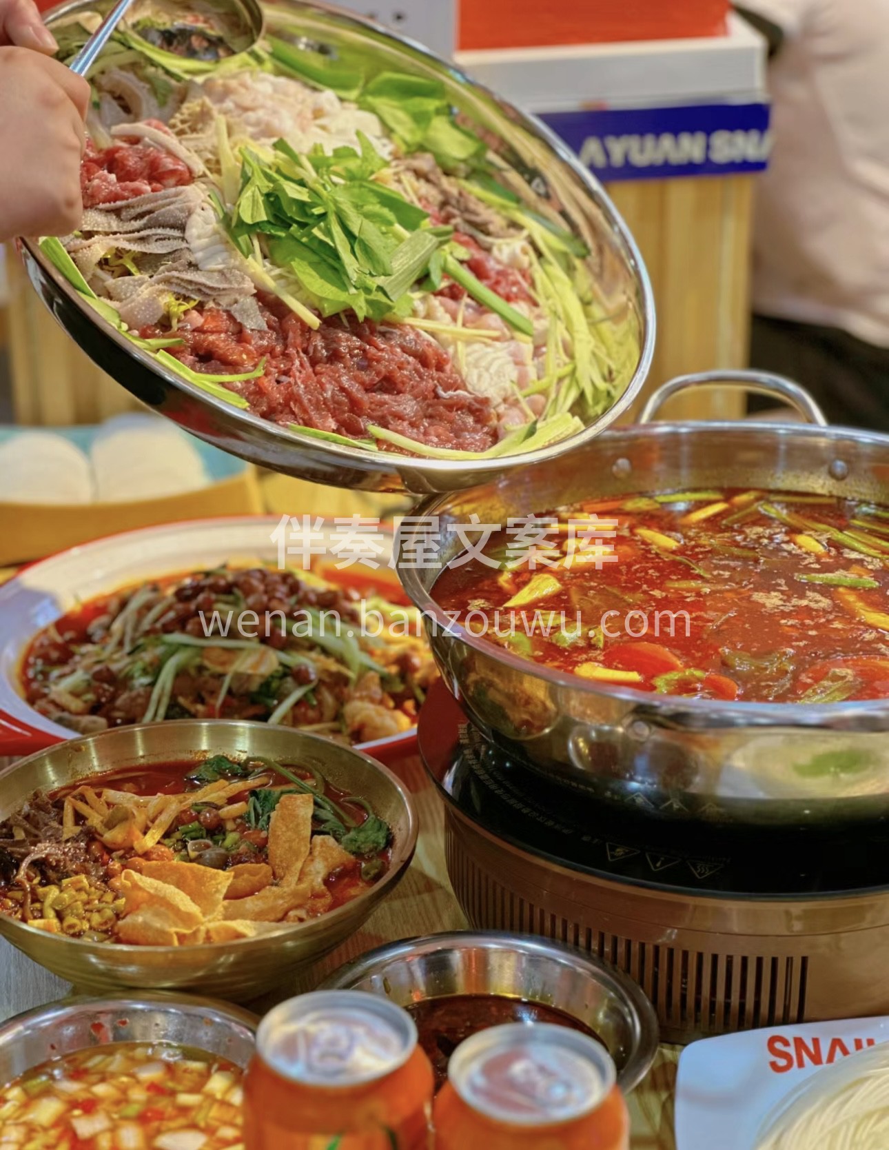 令人垂涎欲滴的牛杂火锅！精选的牛杂，在锅 配图1