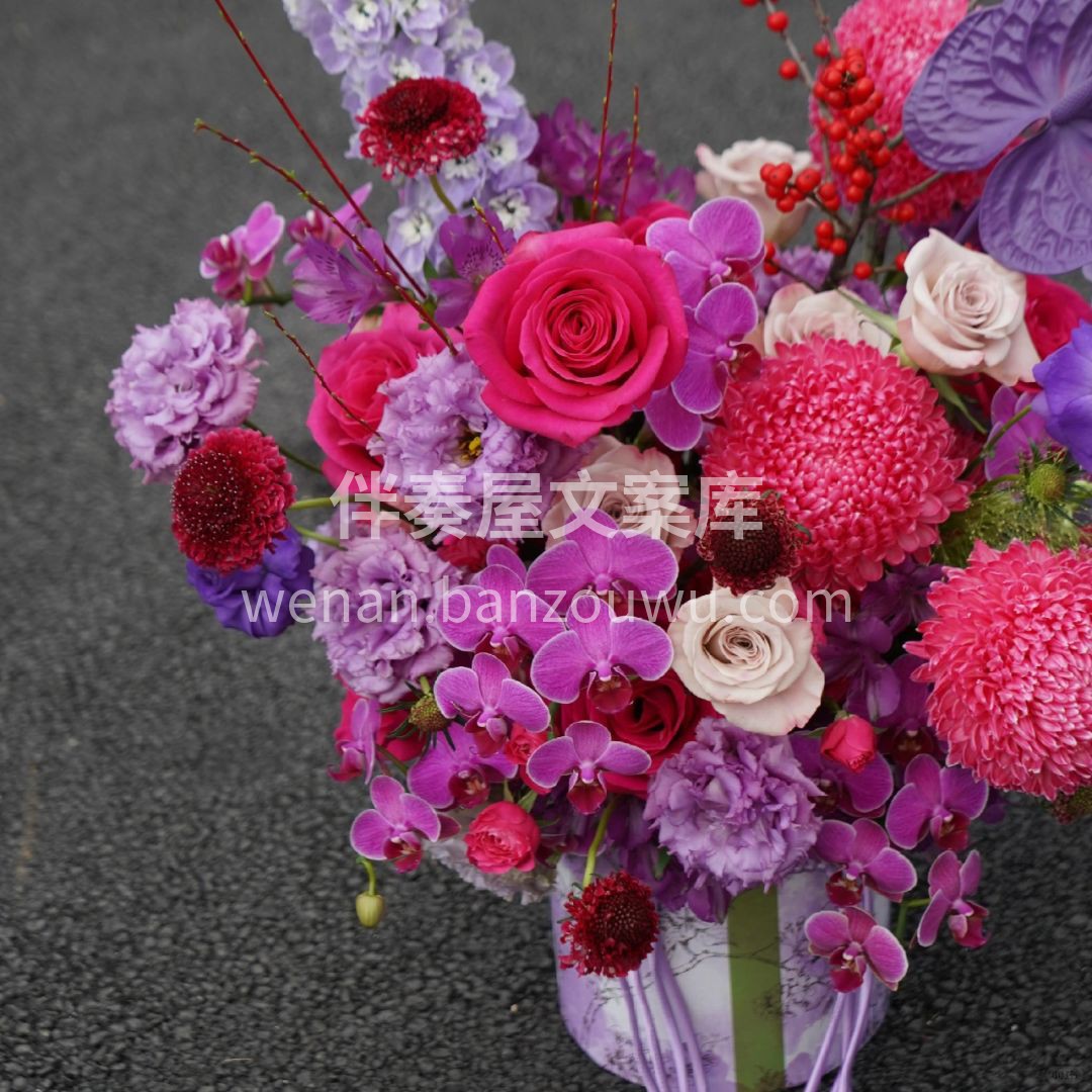 “紫气东来”年宵花🌸 🍃行至朝雾里，坠入紫云间☁ 钟声回荡， 配图3