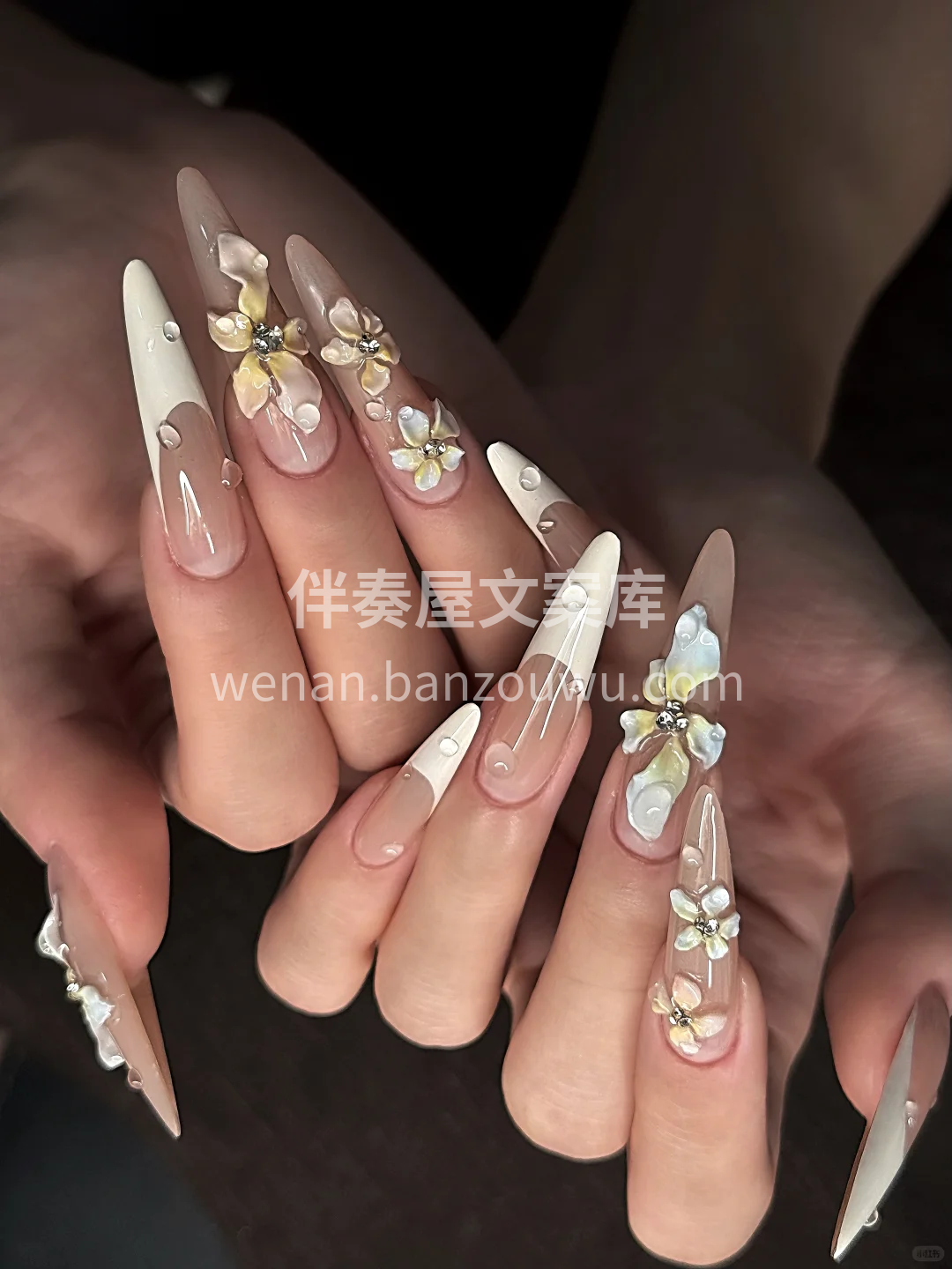 法式雕花绝美 加上水珠真的灵魂了💧