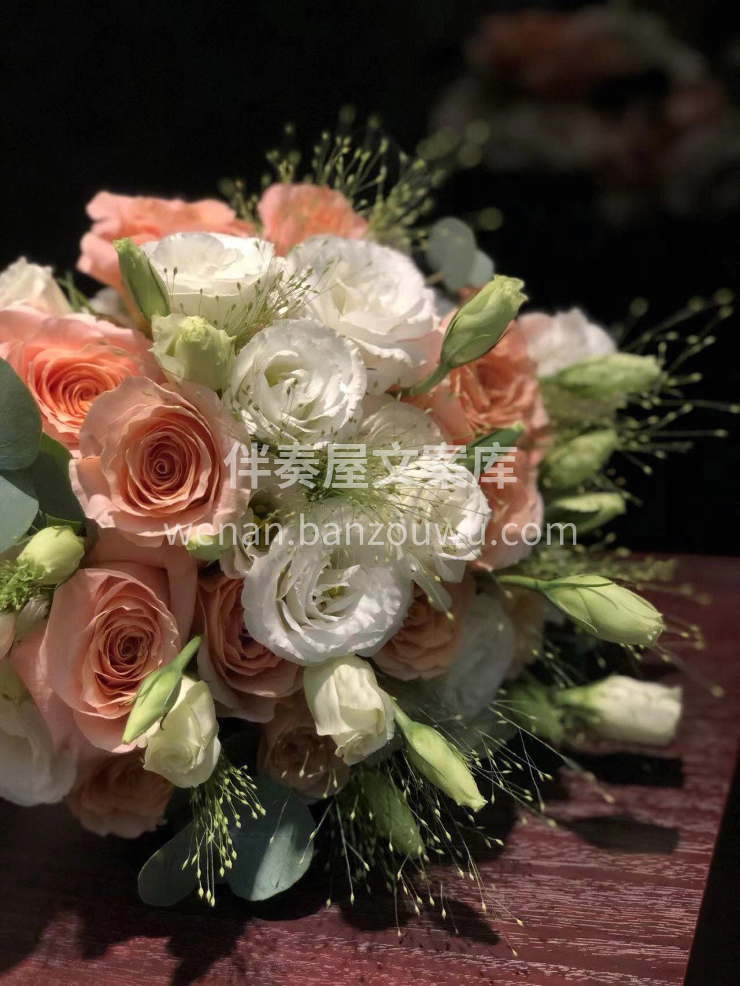 见证爱情的新娘手捧花来啦💝 日为朝，月为 配图3