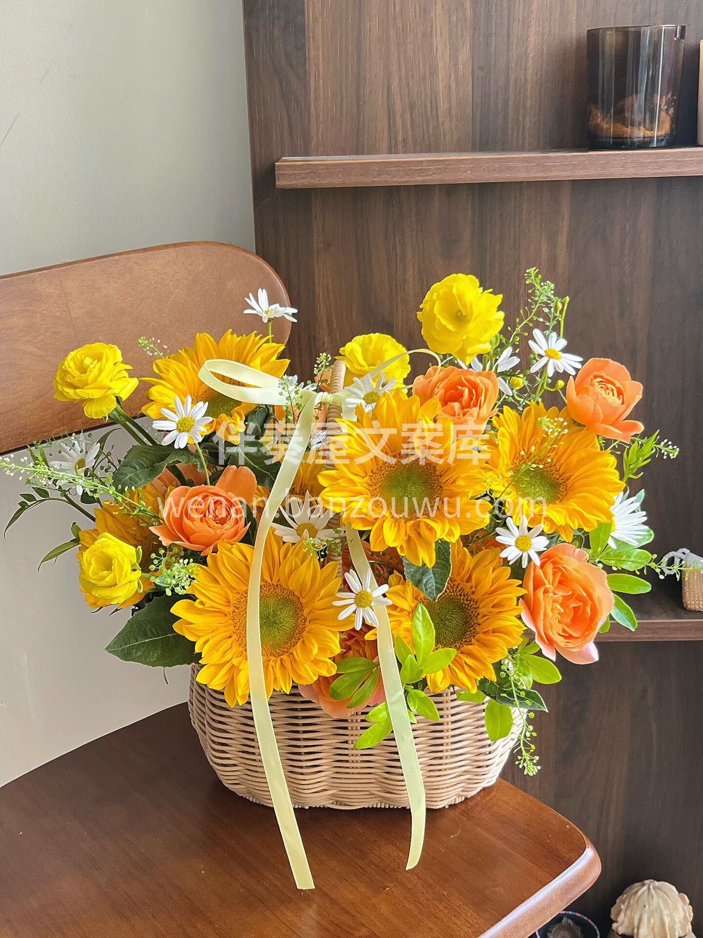 今日份快乐是向日葵给的🌻 🌞金灿灿手提花篮 送自己是日常小欢 配图3