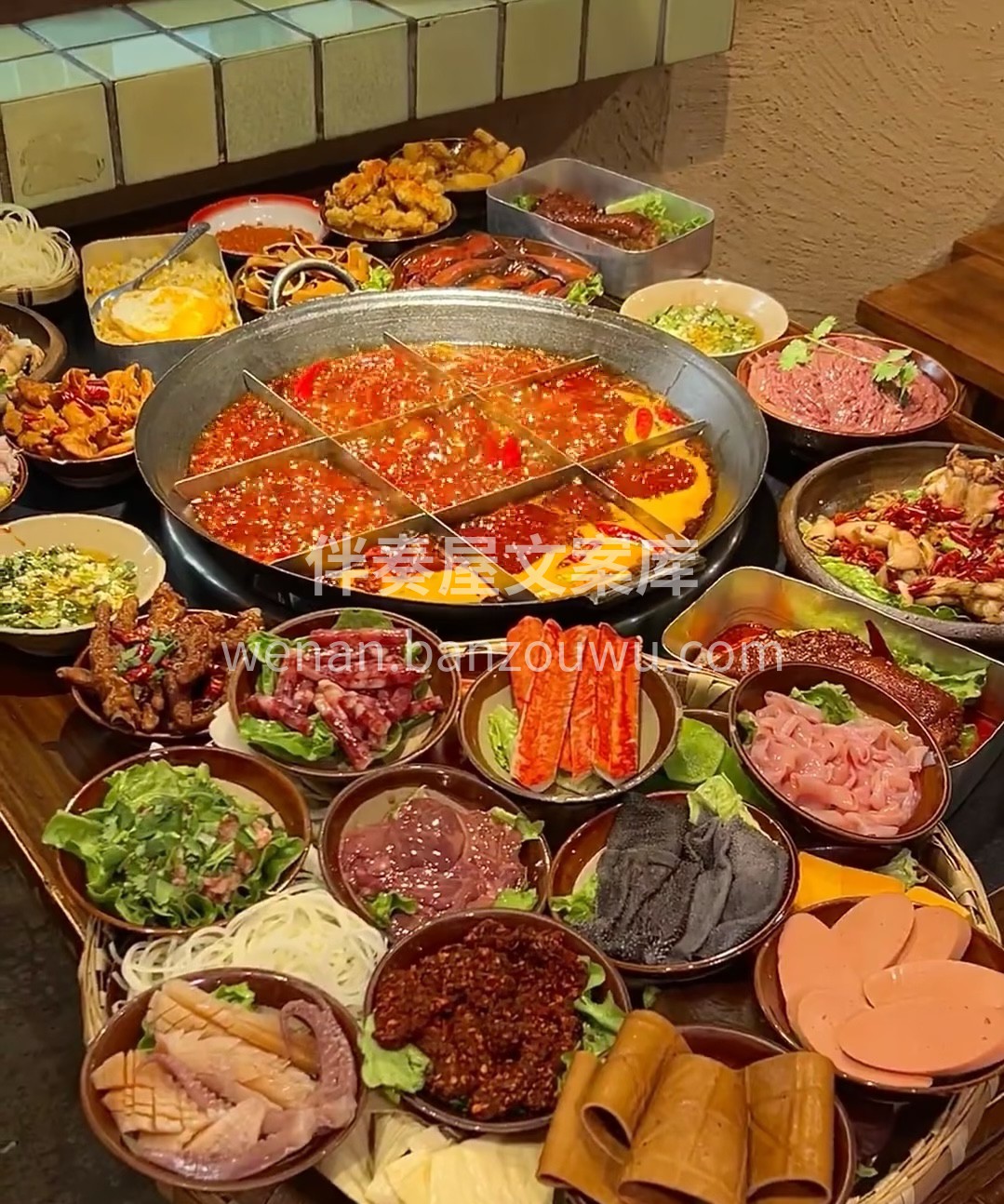 热情的火锅，温暖你的心！⑤新鲜的食材，加 配图1