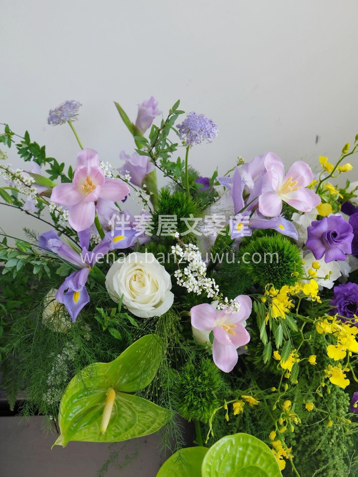 做了个自然风桌花🌼 被客户小姐姐夸审美真好 🤗成品真好看 小 配图1