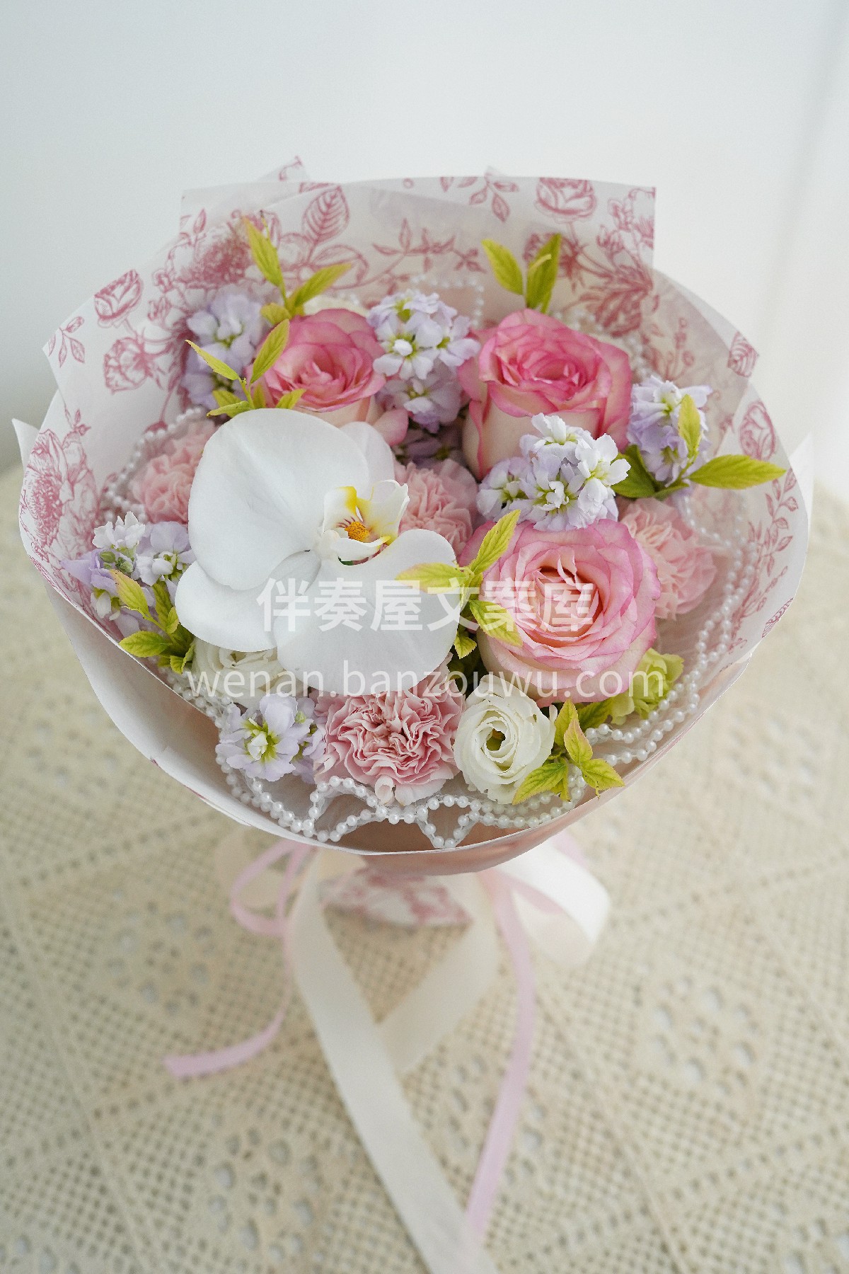 艾莎玫瑰见面小花束💐 我的心里💗只有你 相遇总是猝不及防 爱 配图3