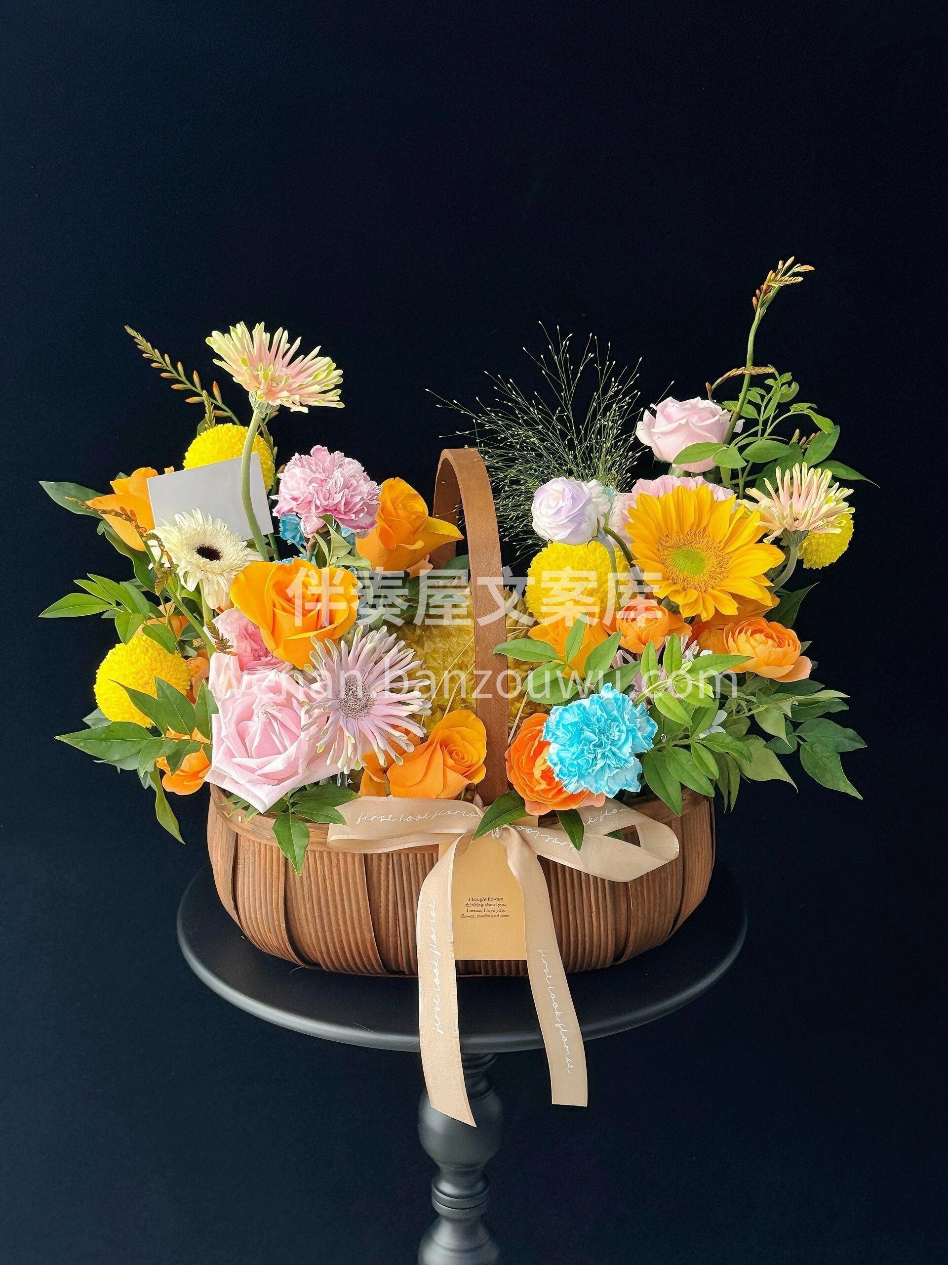 💛榴莲手提花篮 “榴”你一生 “莲”你一 配图2