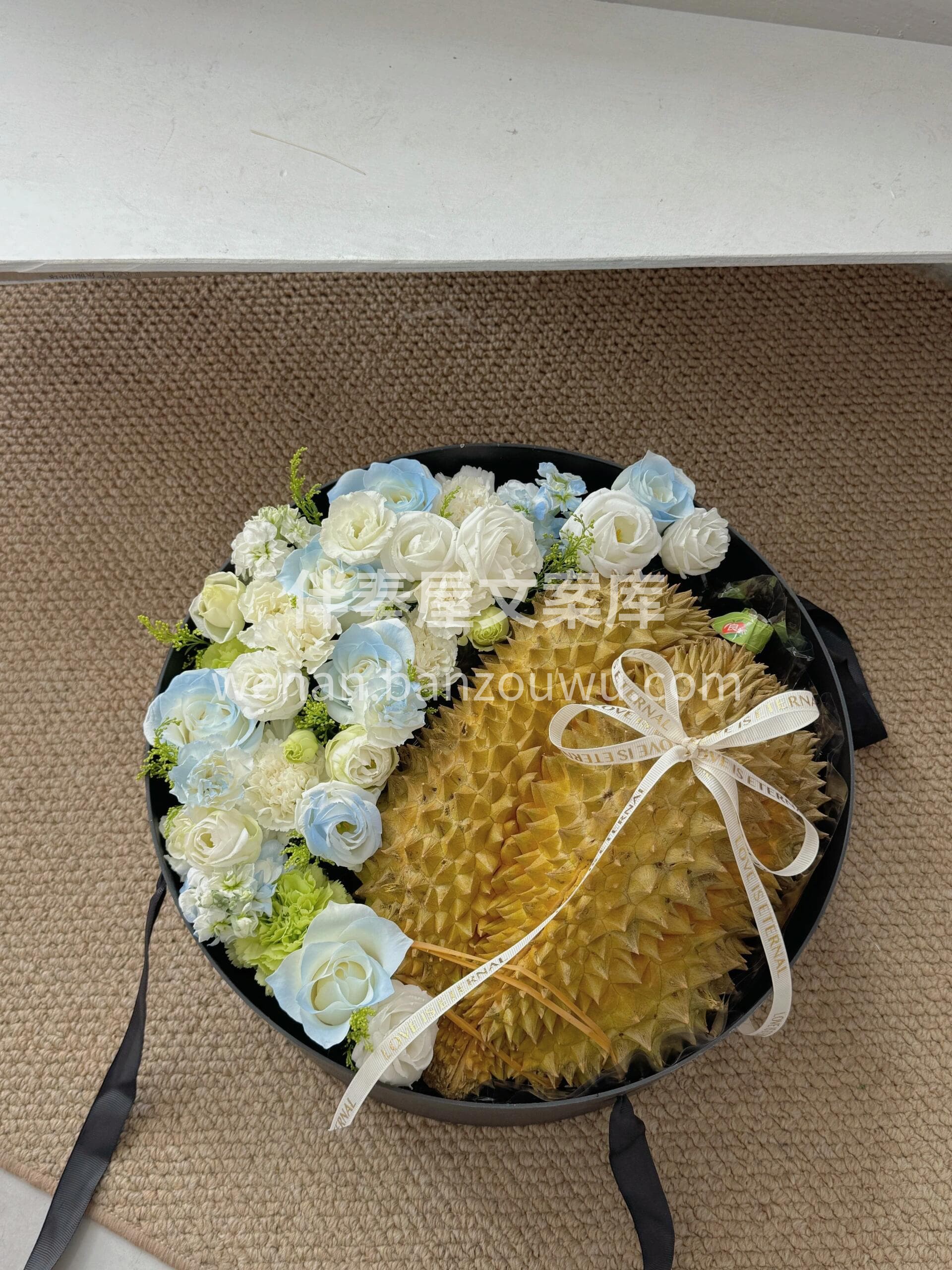 榴莲花盒💙香到心尖的本命浪漫🌼 果肉绵密☁️爱意满溢🌟 配图1