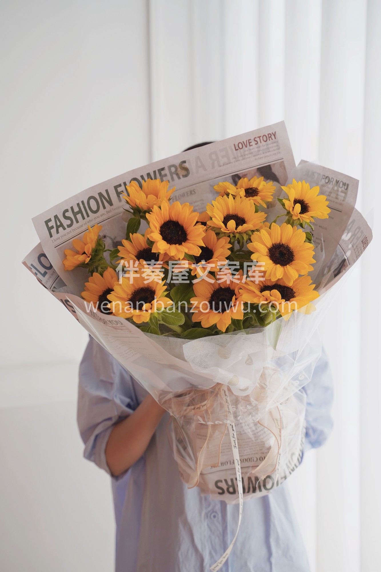 超美的向日葵花束🌻 一朵朵温暖的小太阳☀ 配图3