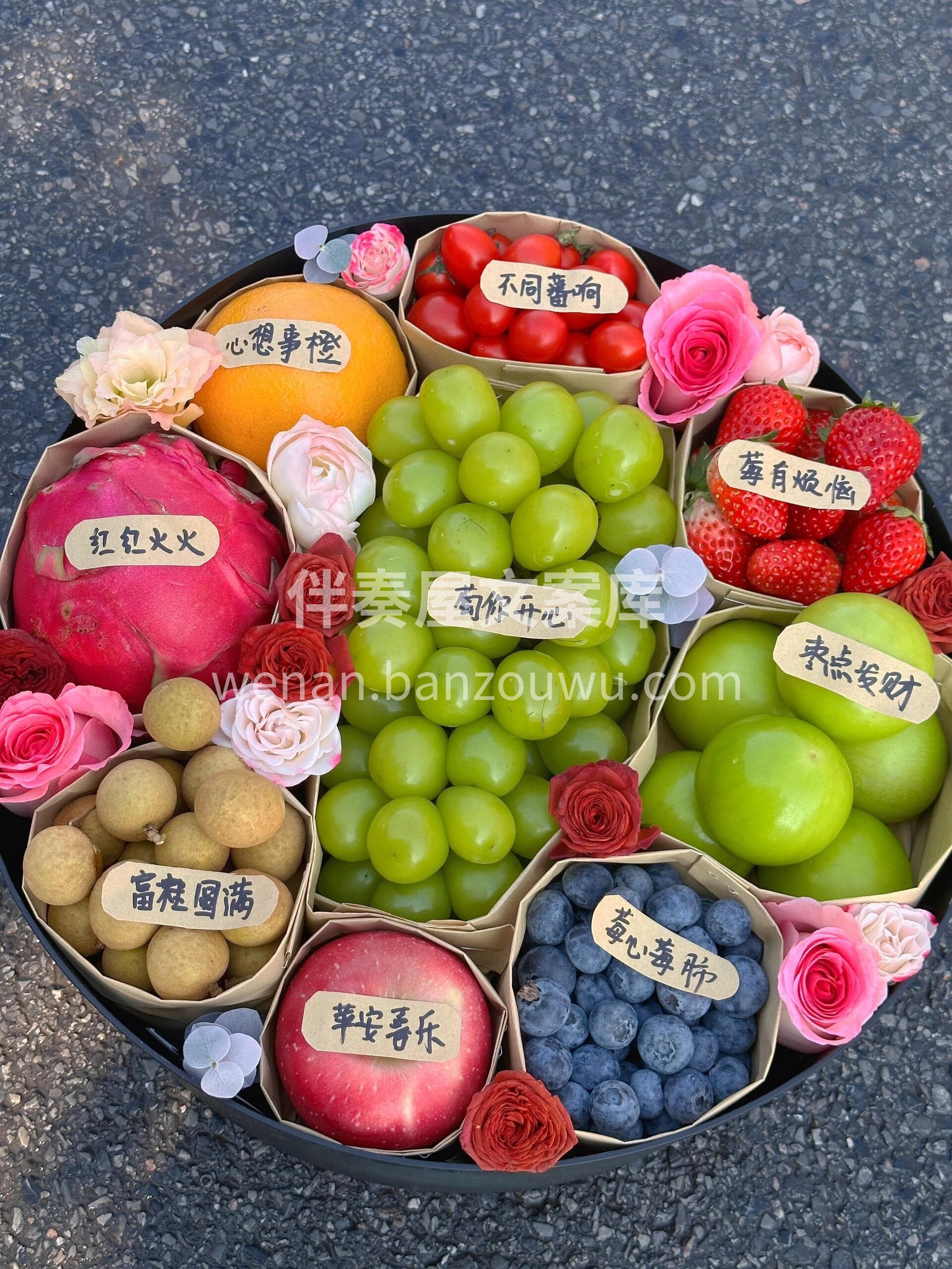 鲜花会凋谢🌸水果会回甘🍊 ✨这款水果花盒是长久的甜🌷 配图2