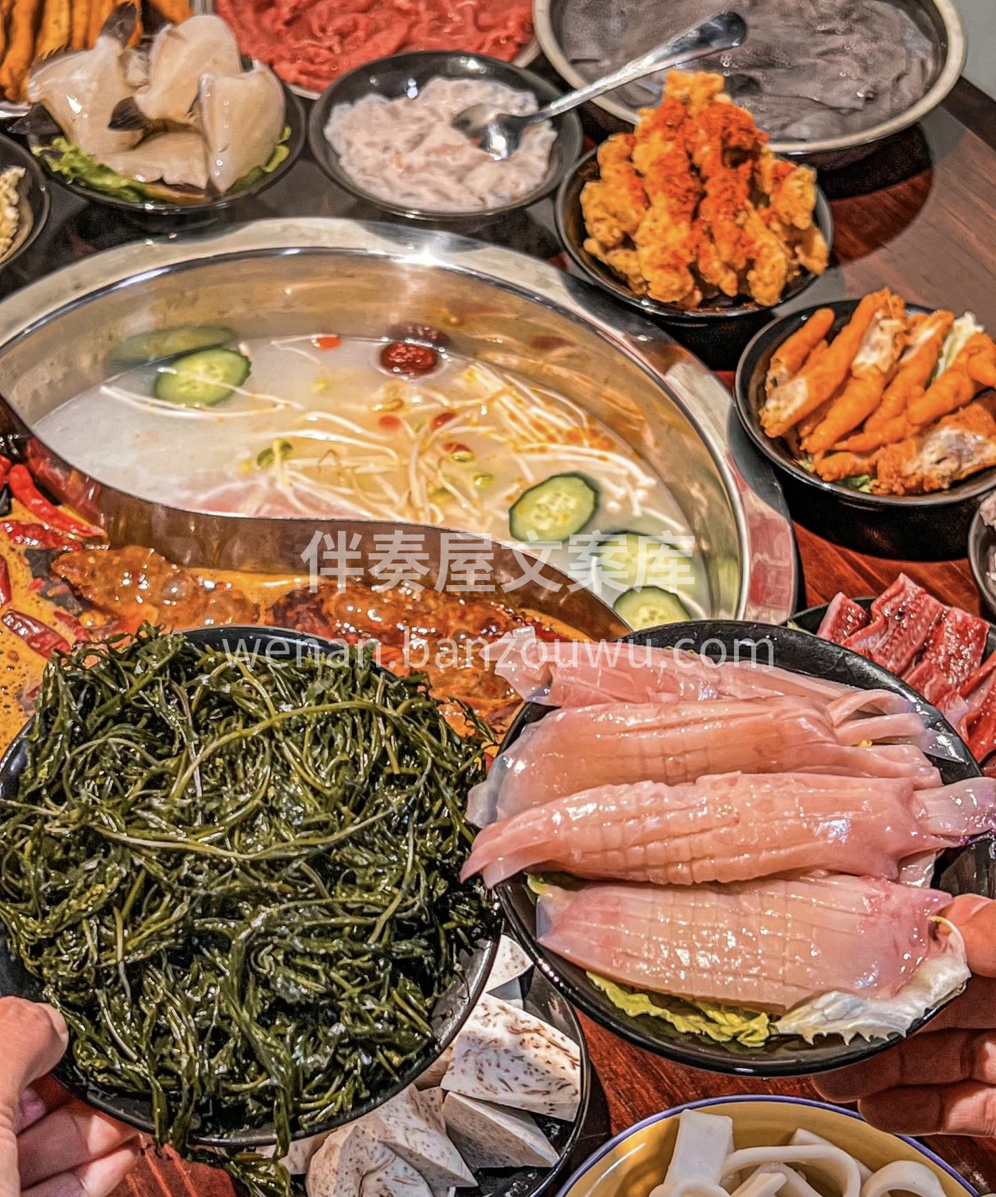 鲜香火锅，燃情时刻。优质食材，秘制配方。 配图3