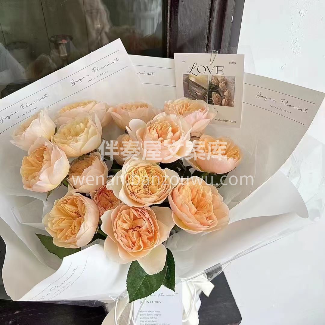 超仙的一束蝴蝶玫瑰花束😍 这款玫瑰源于奥 配图3