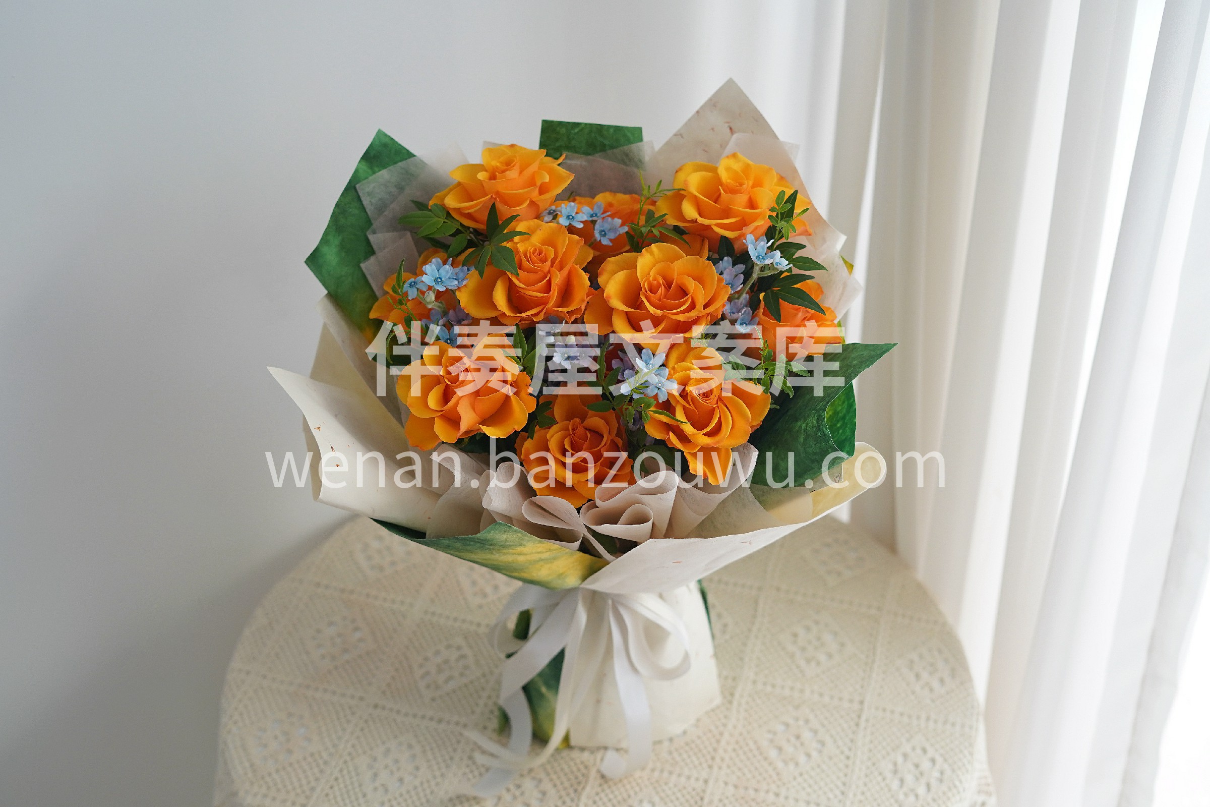 客户说这束花真好看💐 辉煌✨玫瑰花束 勇敢做自己 不用去追逐 配图3