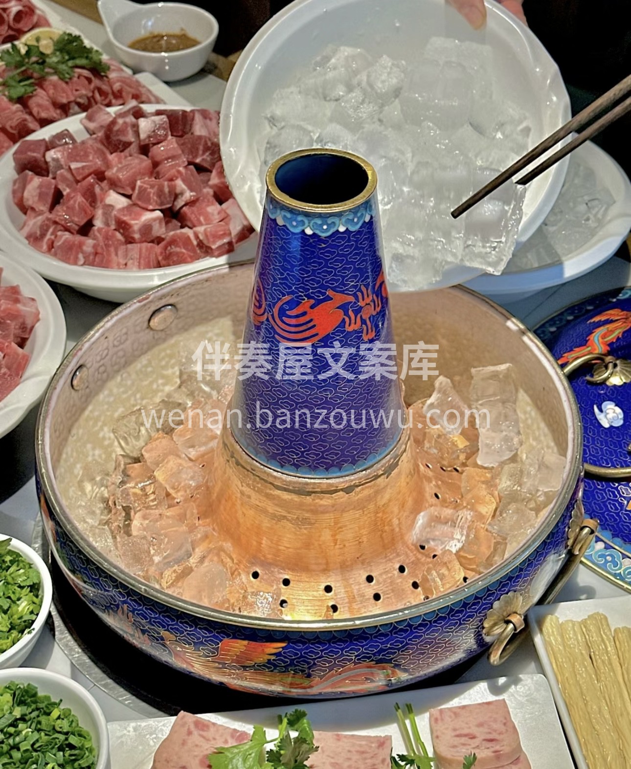 冰煮羊火锅，新奇体验！冰块锁住羊肉鲜嫩， 配图2